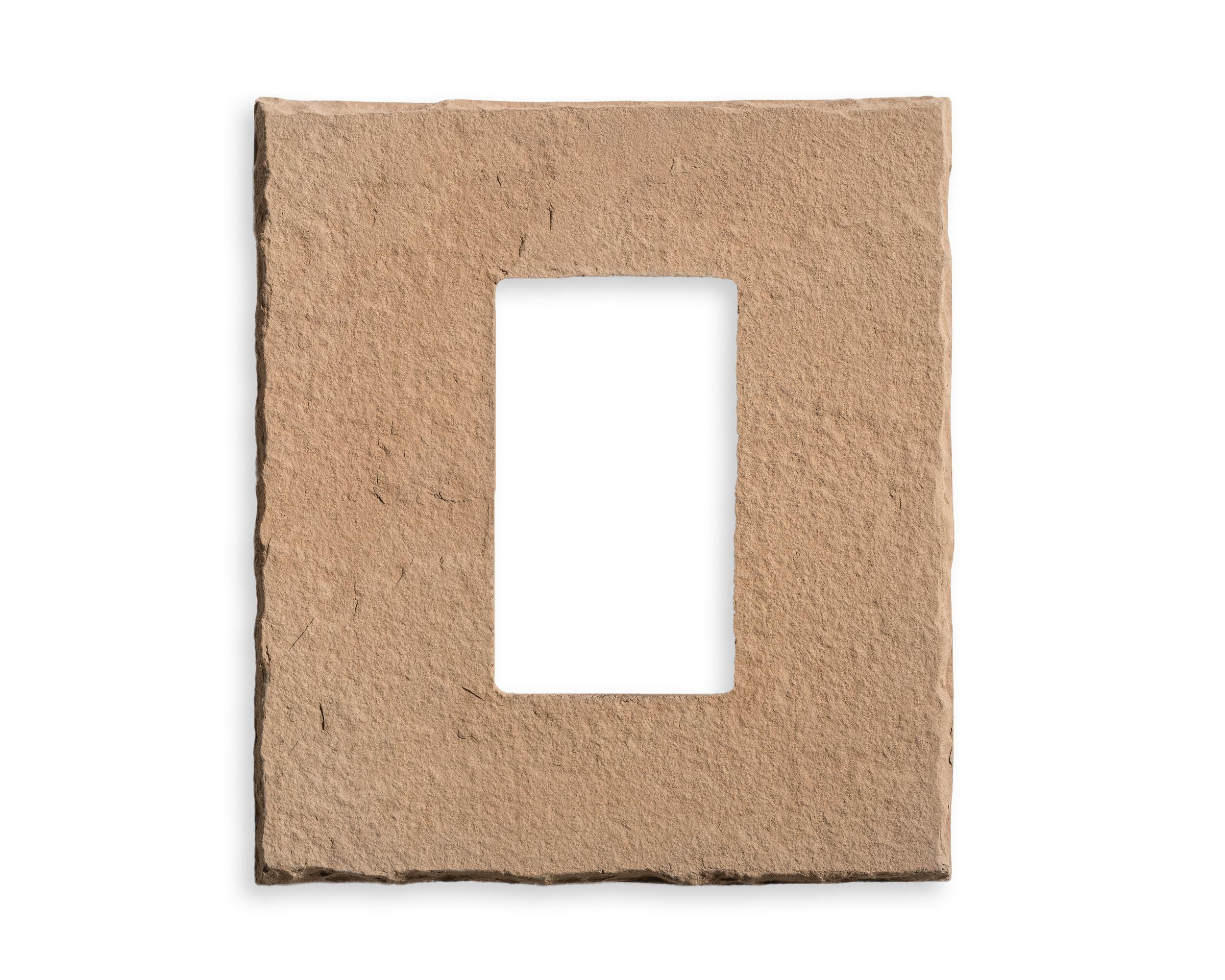 Single Electrical Box Hickory accessories, primary product image, 7.0" x 8.0" x 1.75" size. Premium stone veneer for exterior and interior walls.