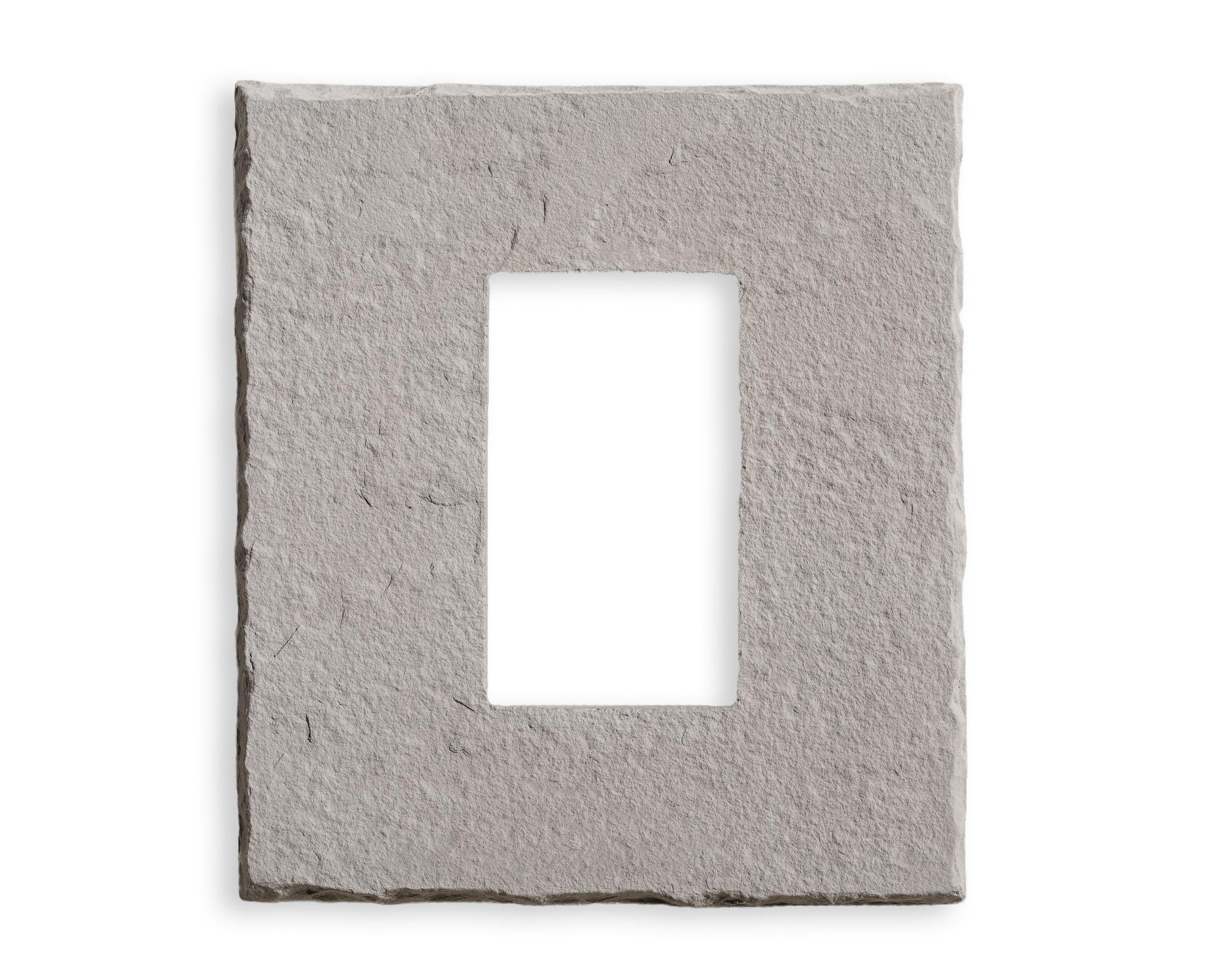 Single Electrical Box Slate accessories, primary product image, 7.0" x 8.0" x 1.75" size. Premium stone veneer for exterior and interior walls.