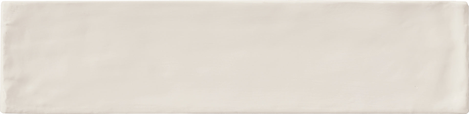 Totalook Bianco porcelain field tile by Emil, matt finish, 2 3/8"x9 1/2"x9.5-mm size. Premium Italian porcelain for floors and walls.