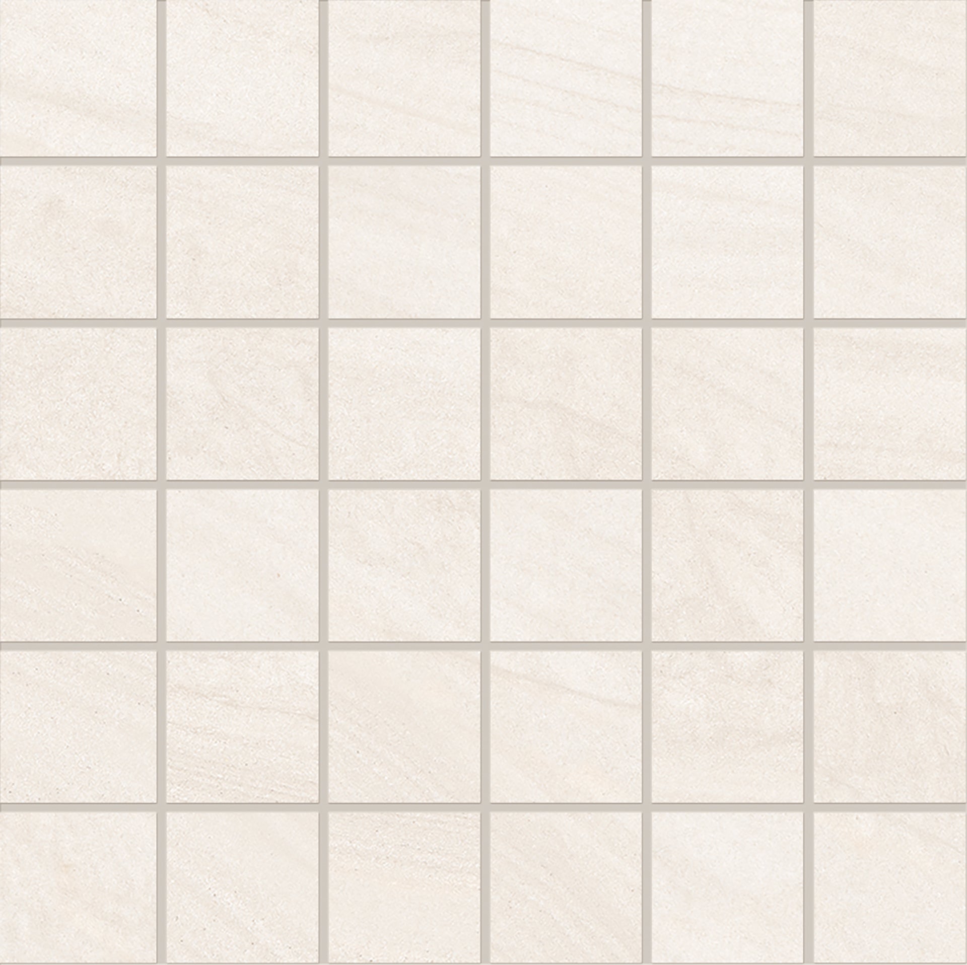 Varana Stone Beige porcelain mosaic tile by Emil, 1 15/16"x1 15/16"x9-mm size. Premium Italian porcelain for floors and walls.