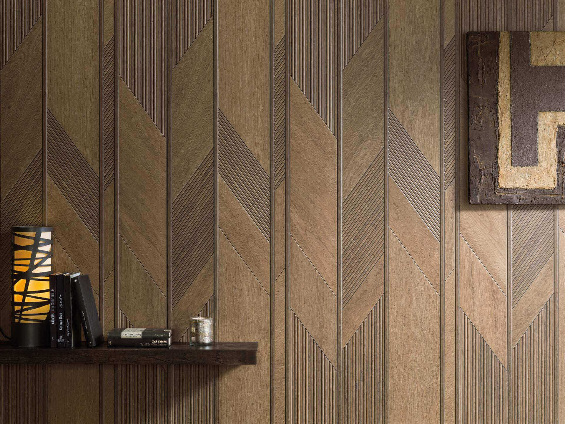 Gent Roble Arrow Wall Tile (23x59x12.5-mm | matt)