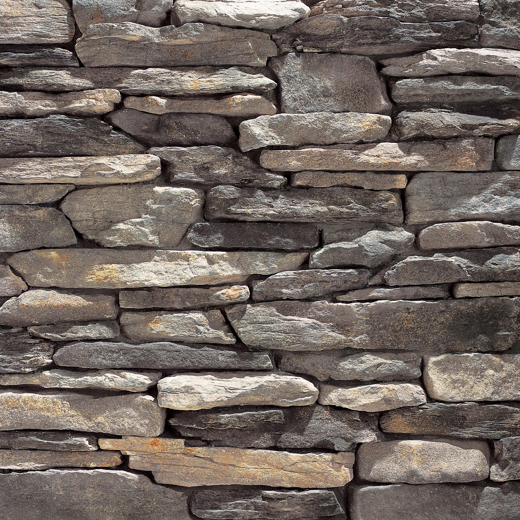 Bluffstone Mineret wall panels by Eldorado Stone, primary product image, 12.0" x 24.0" x 1.0" size. Premium stone veneer for exterior and interior walls.