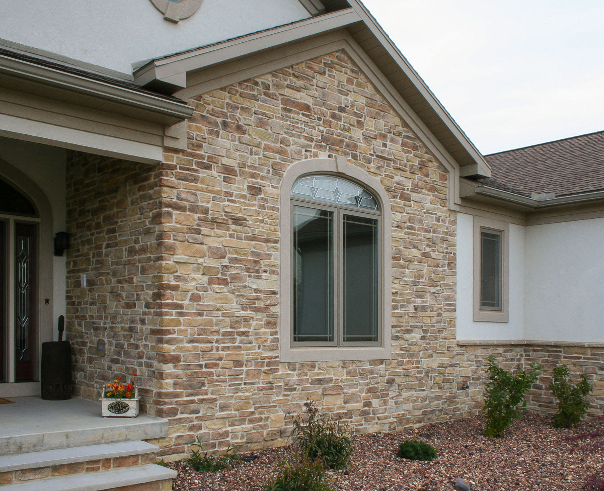 Cliffstone Cambria wall panels by Eldorado Stone, primary product image. Premium stone veneer for exterior and interior walls.
