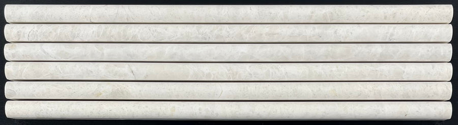 ALBA NOVA: Petite Pencil Liner Marble Tile Accessory (3/4"x12"x1/2" | honed)