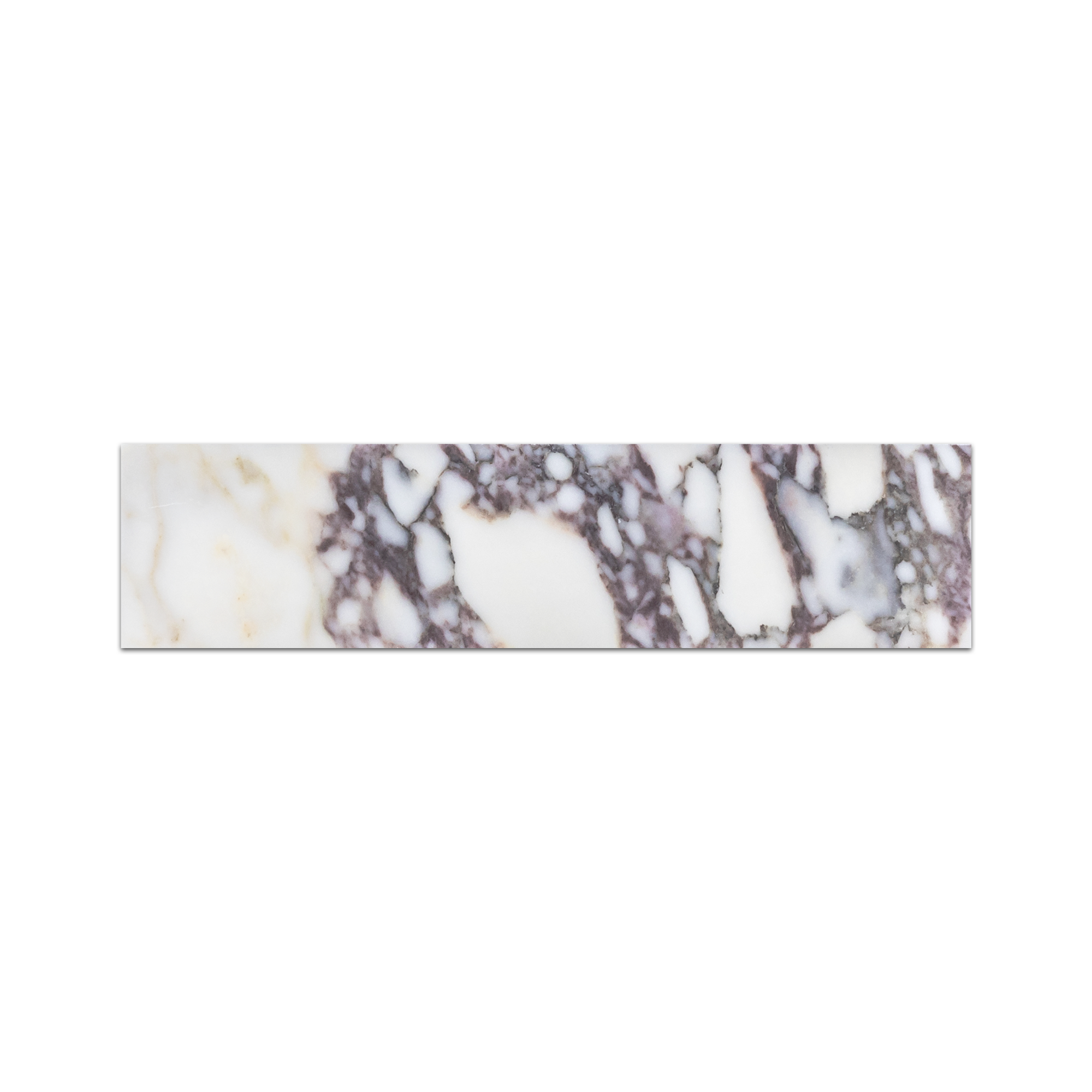 BIANCO VIOLETTA:  Marble Field Tile (3"x12"x3/8" | honed)