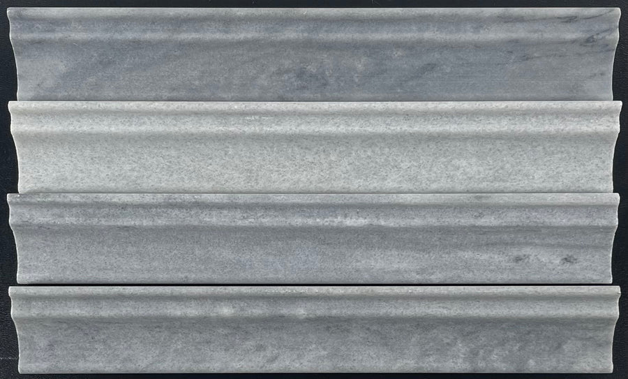 BLUE MIST: Capital Liner Marble Tile Accessory (2"x12" | honed)