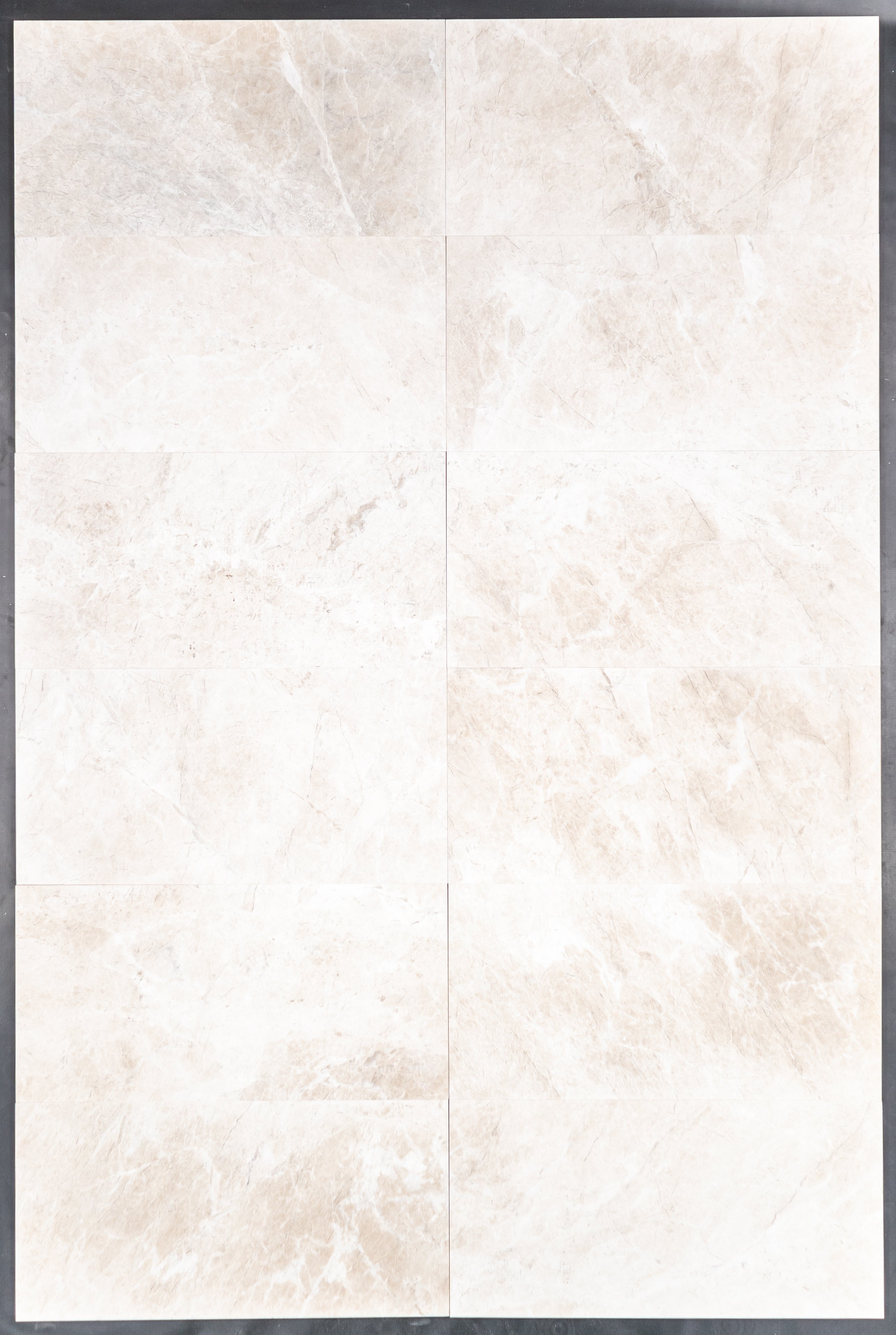 VANILLA ROYALE:  Marble Field Tile (12"x24"x1/2" | honed)