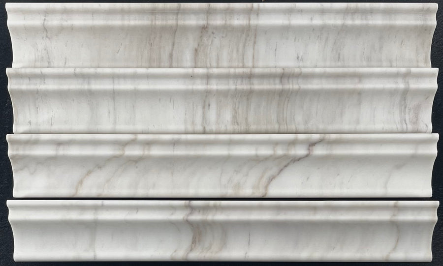 VENA D ORO: Capital Liner Marble Tile Accessory (2"x12" | honed)