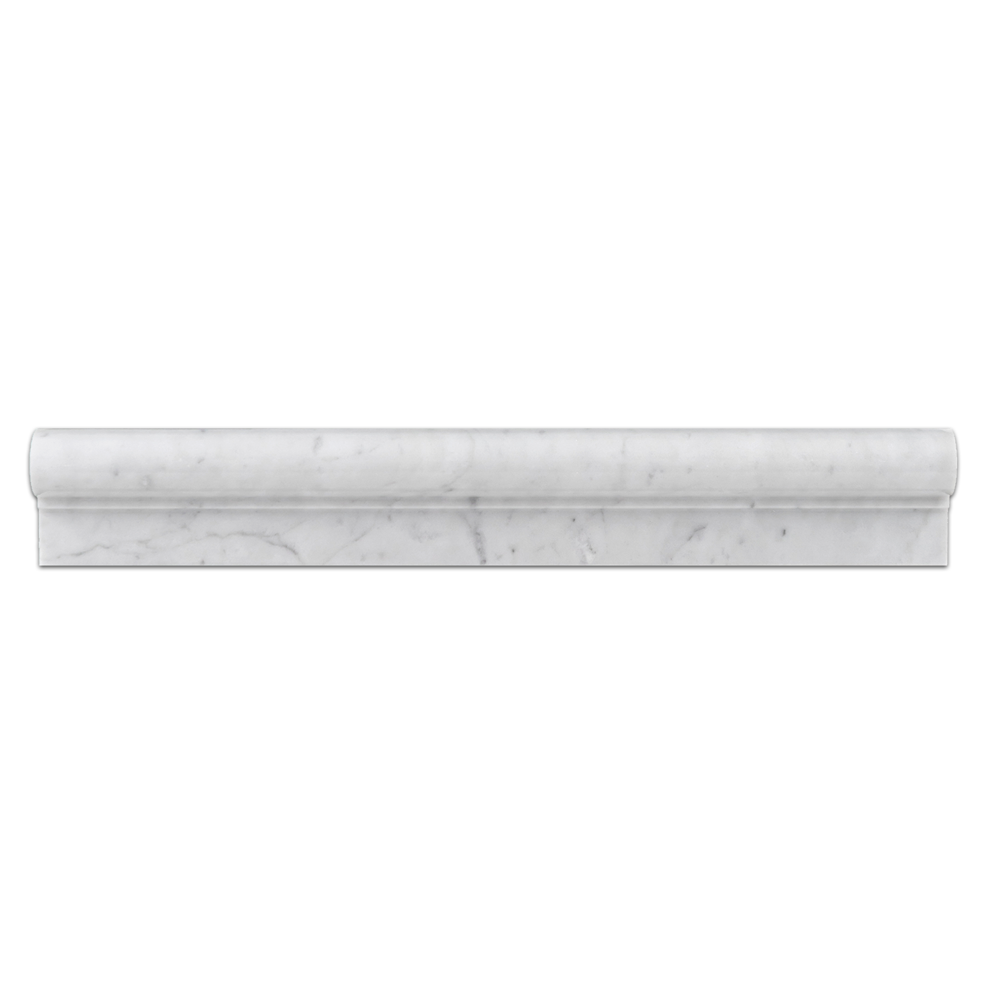 Elon Bianco Carrara Marble Ogee 2x12 Honed Tile - Surface Group International