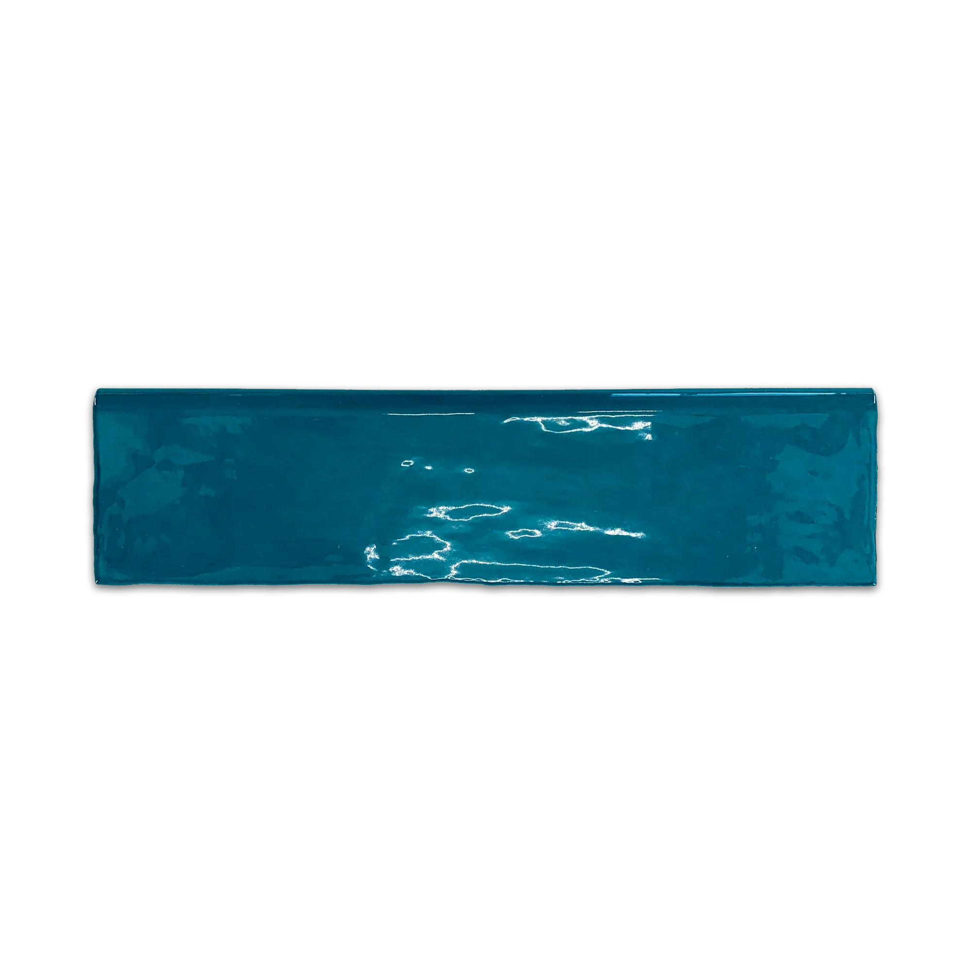 Elon Hampton Turquoise Ceramic Bullnose 3x12 Glossy BC702G - Surface Group International