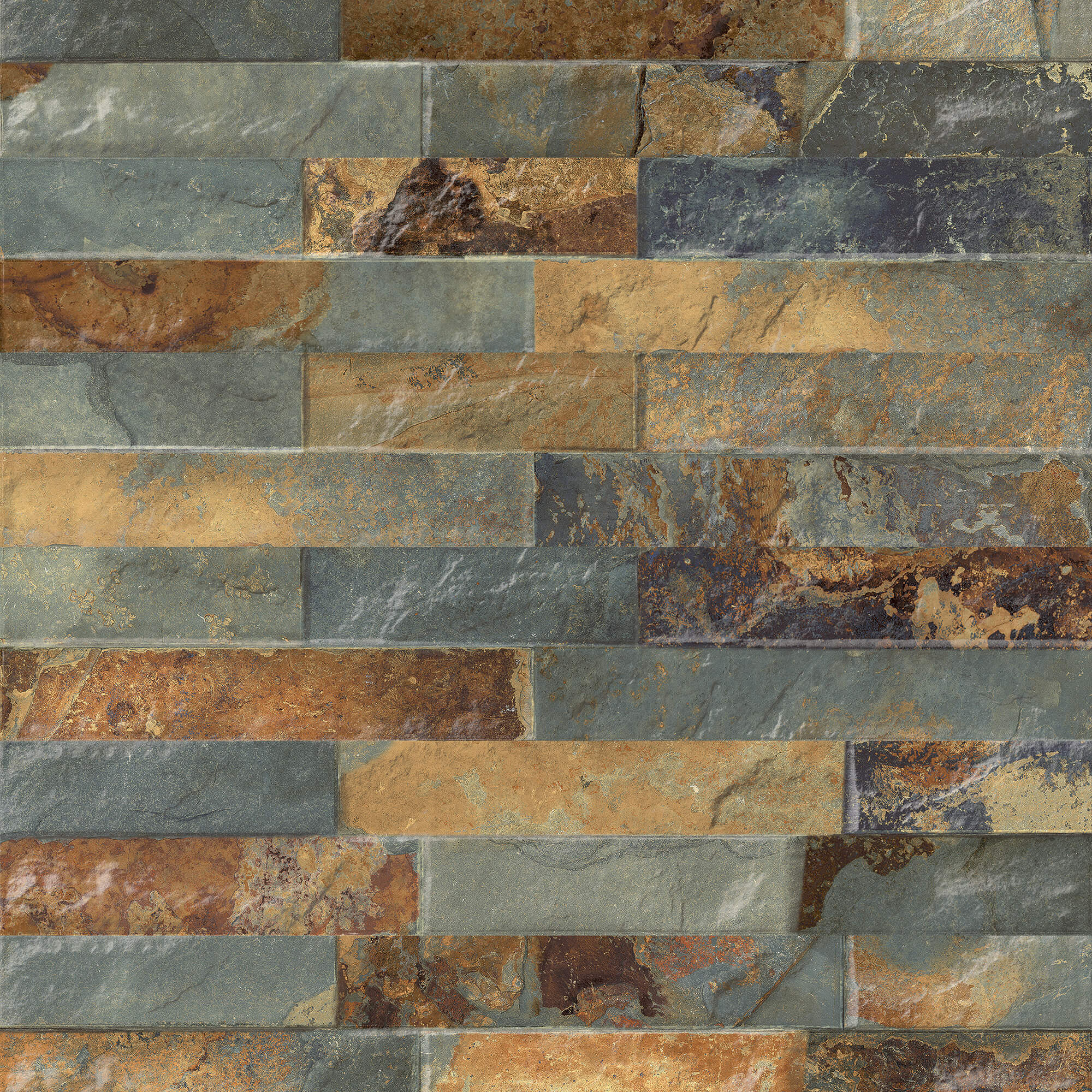 Elon Ledgerp Ordino Rustic Porcelain Rectangle Wall Tile 3.1875x17.625x0.25 Matte LP100 Surface Group International Product