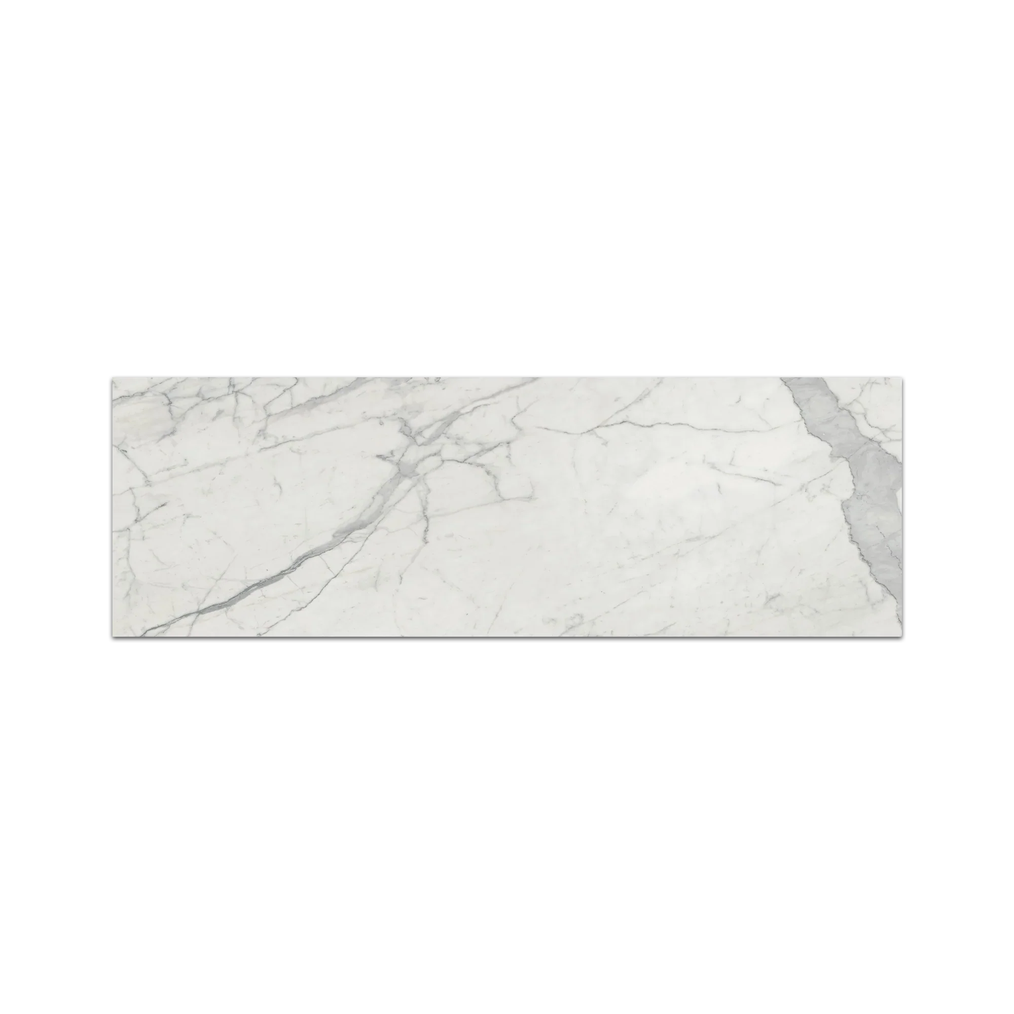 Elon Nuance Calacatta Porcelain Rectangle Field Tile 4x12x0.375 Honed - Surface Group International