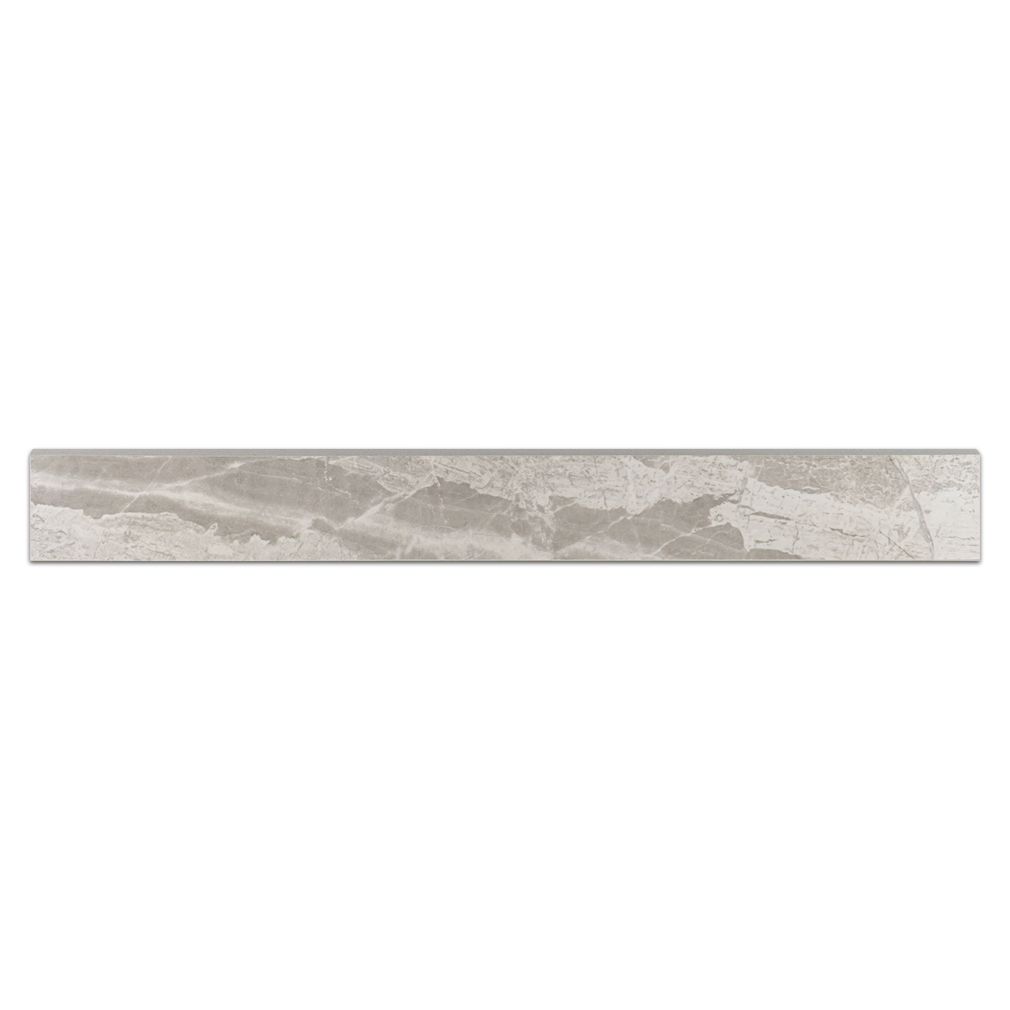 Elon Nuance Grey Porcelain Bullnose 3x24 Semi Polished Tile - Surface Group International