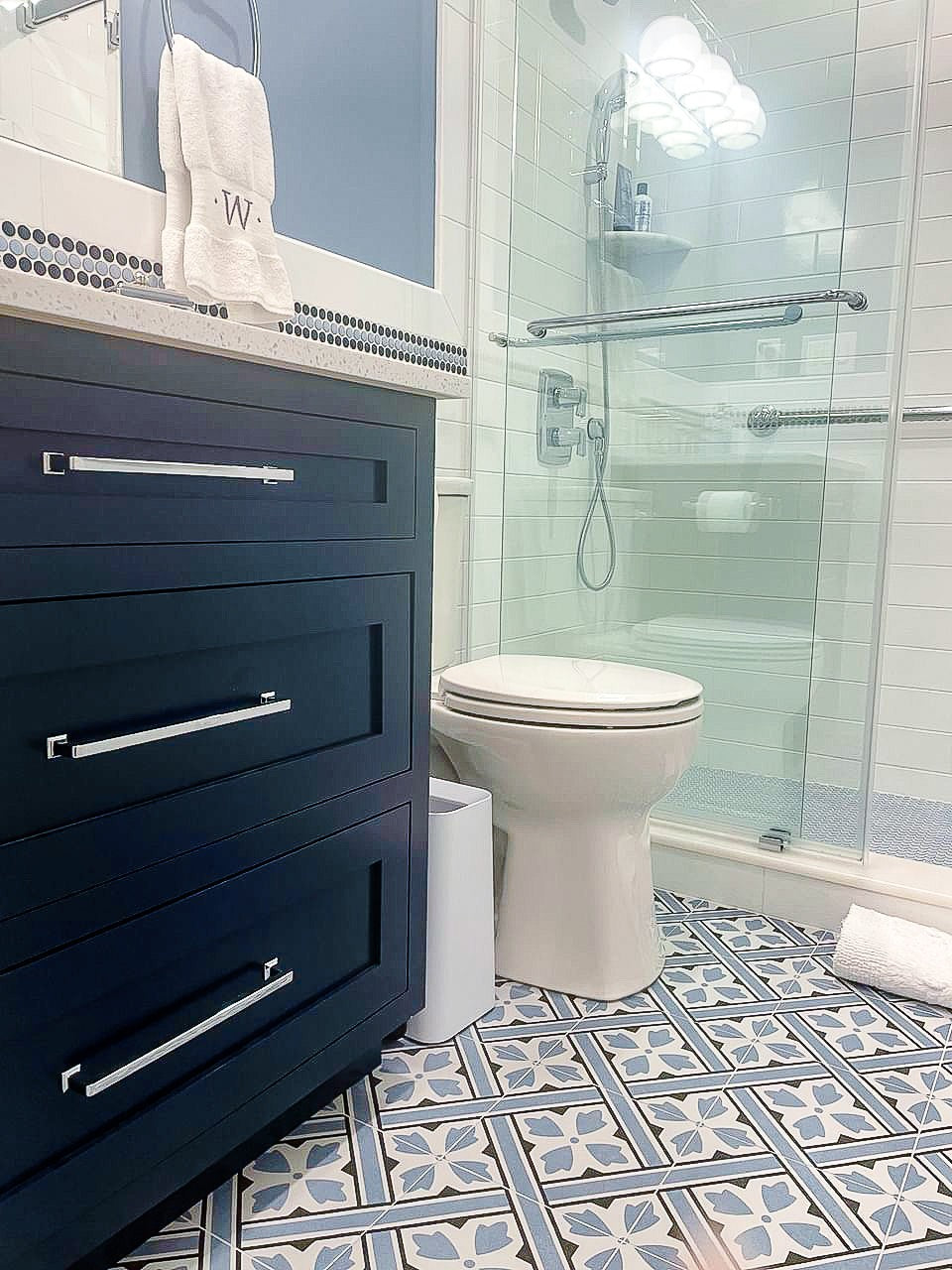 Elon Tile Barcelona tile in a room setting — available at Surface Group