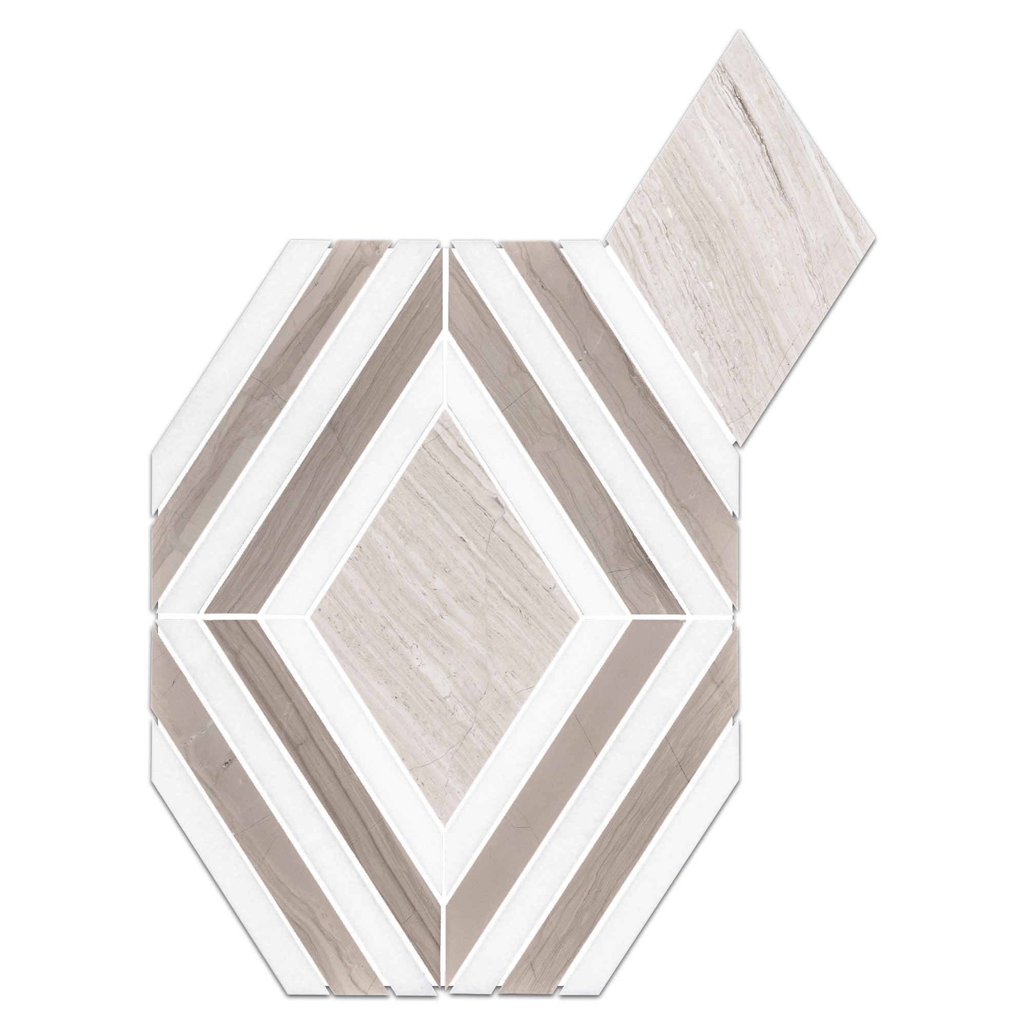 Elon Tile Beachwood Waterjet tile — available at Surface Group
