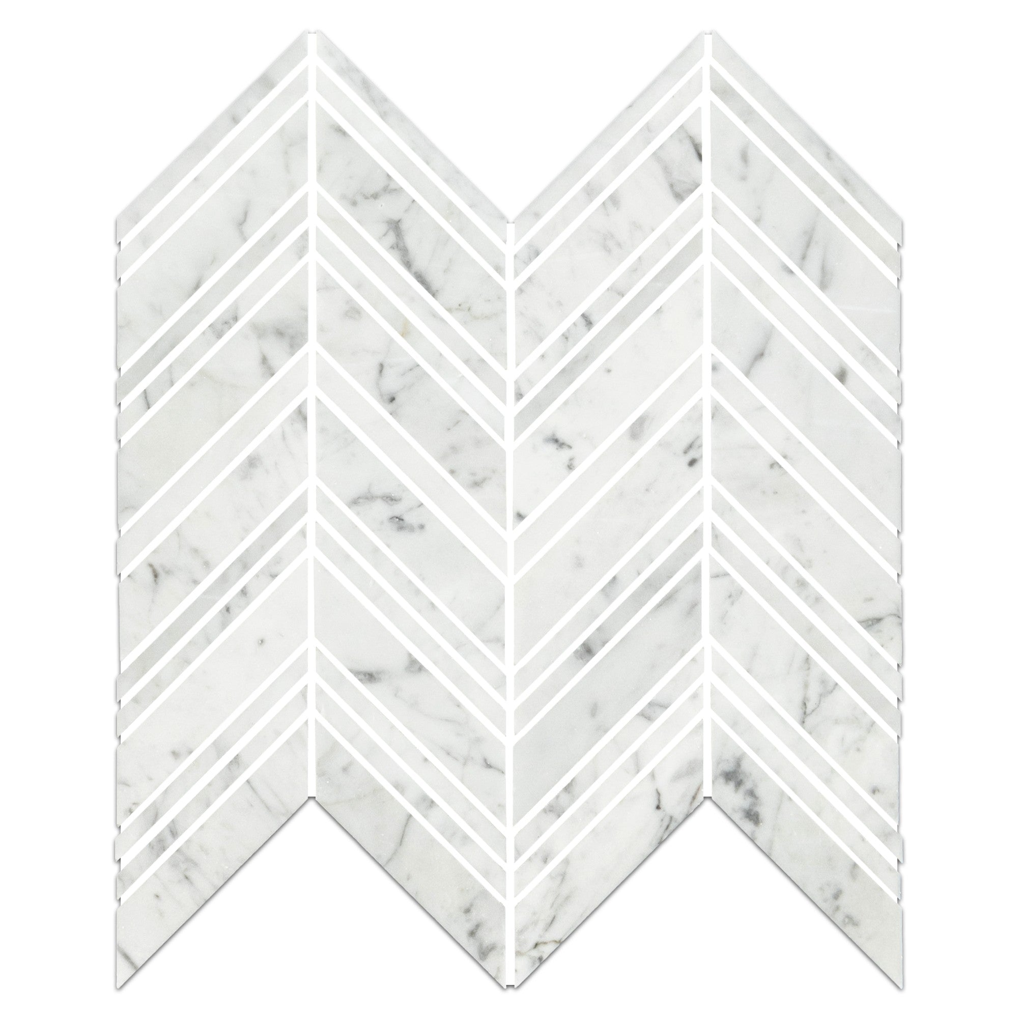 Elon Tile Chevron tile — available at Surface Group