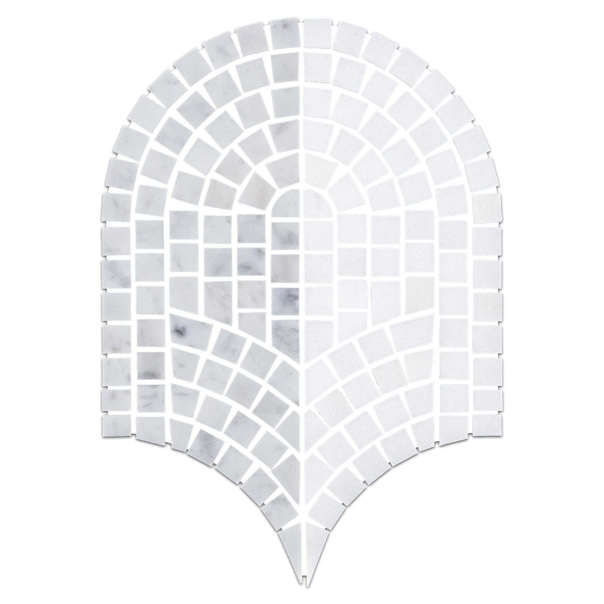 Elon Tile Bianco Carrara Mosaic tile — available at Surface Group