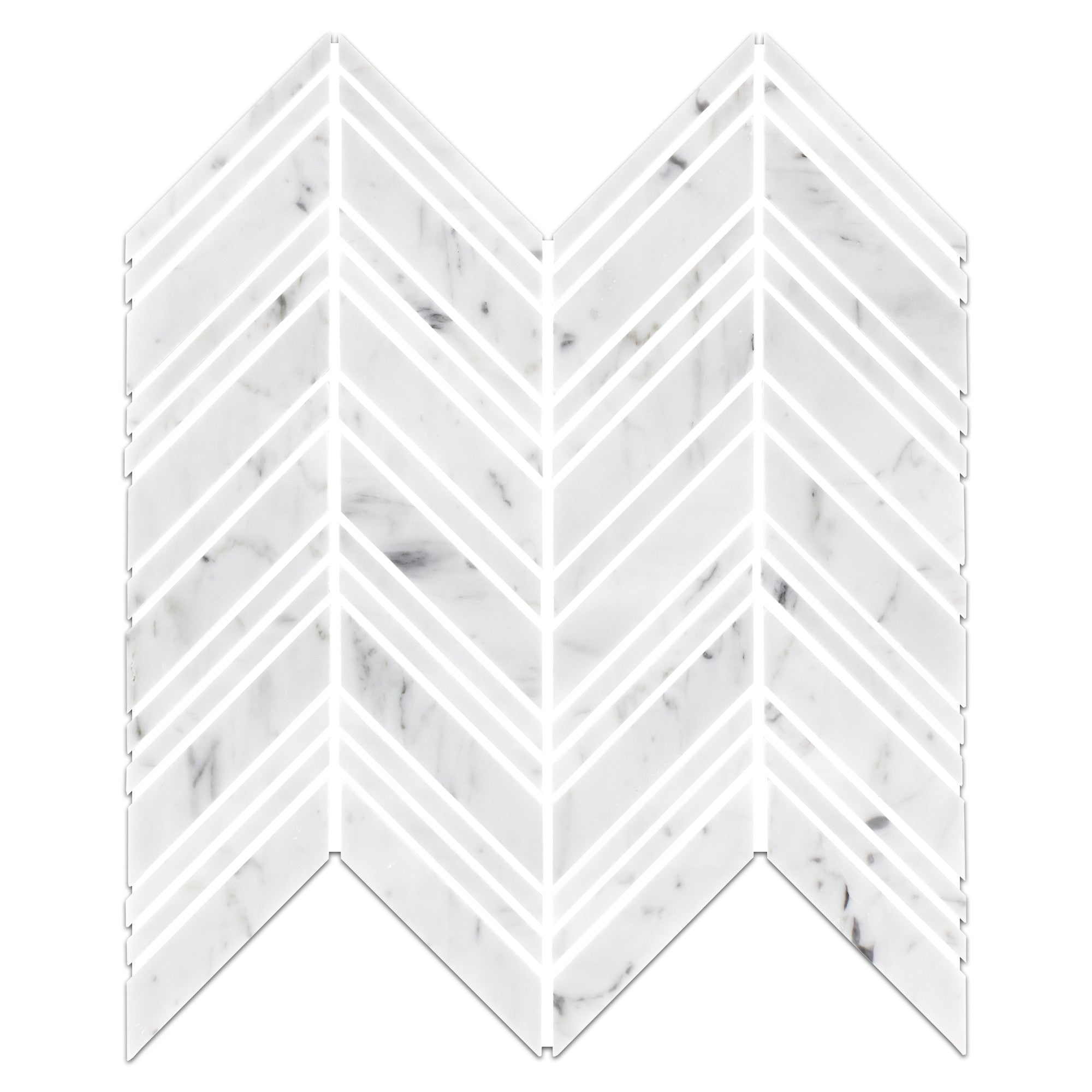 Elon Tile Chevron tile — available at Surface Group