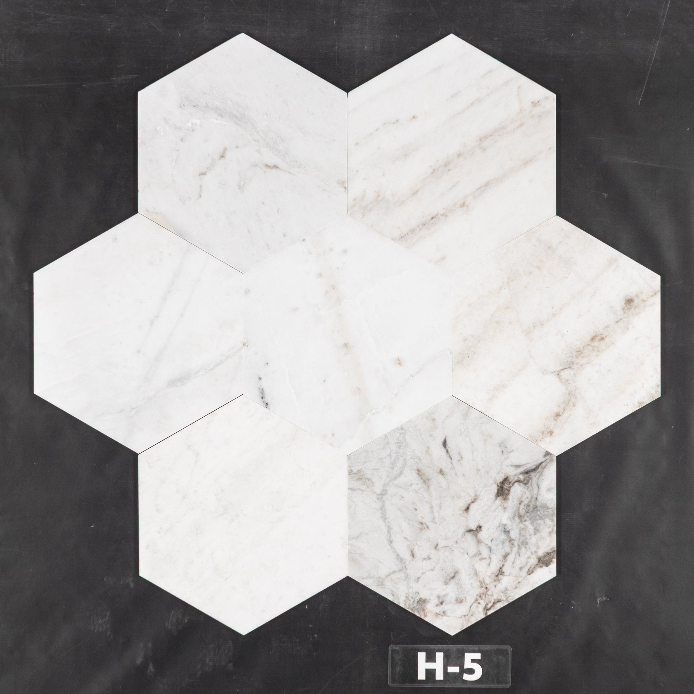 Elon Tile Bianco Oro Field Tile tile pattern swatch — available at Surface Group