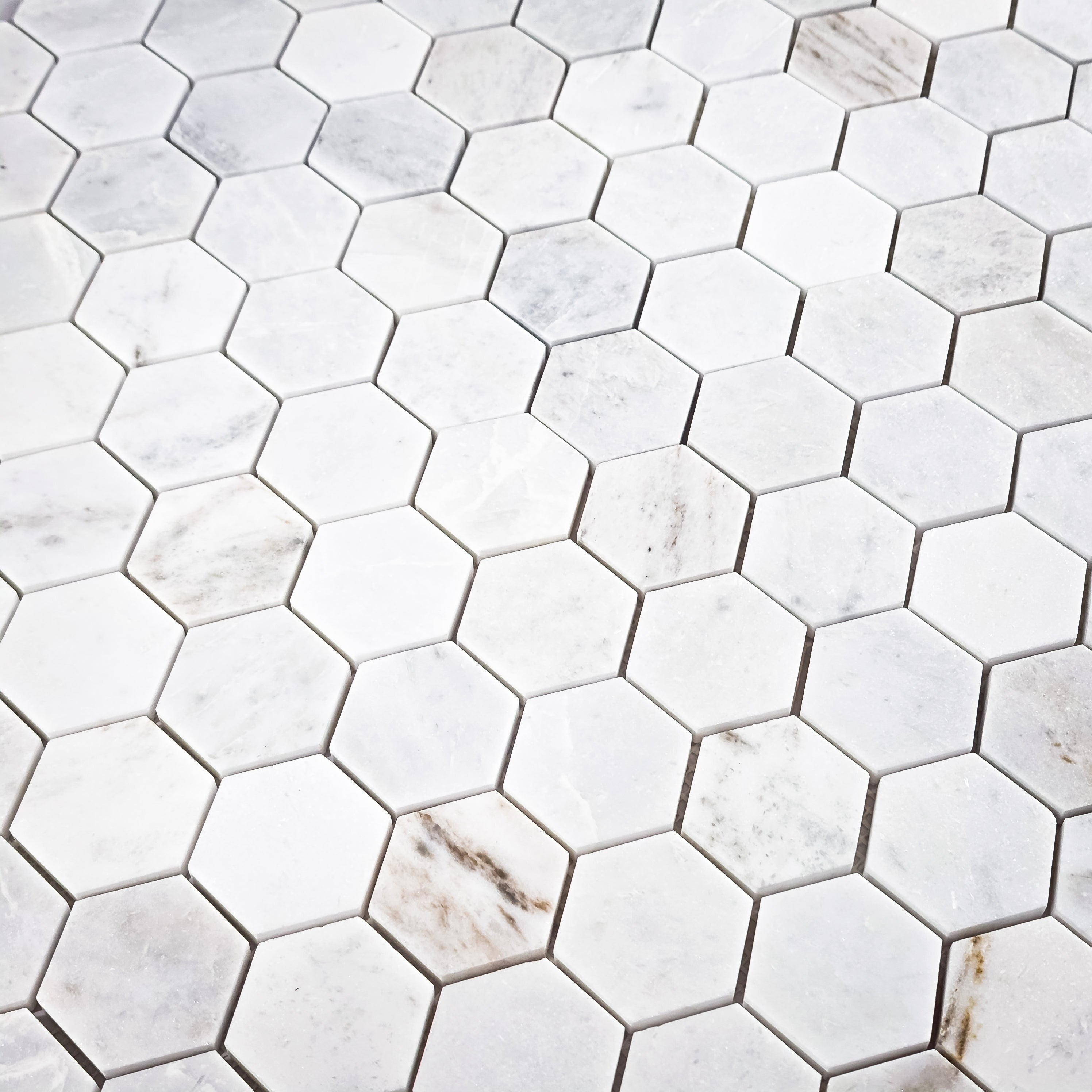 Elon Tile Hexagon tile arrangement — available at Surface Group