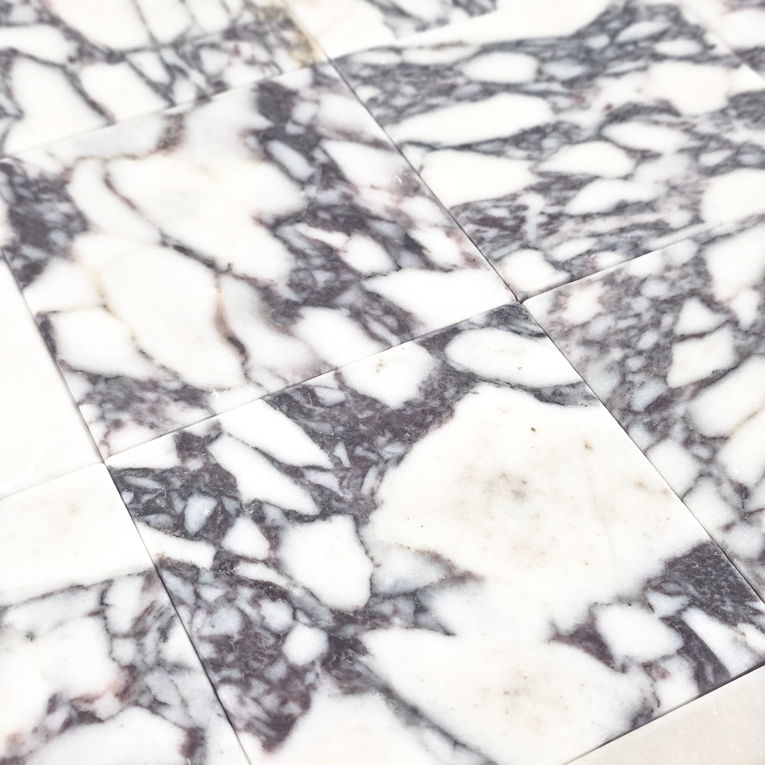 Elon Tile Bianco Violetta Field Tile tile pattern swatch — available at Surface Group