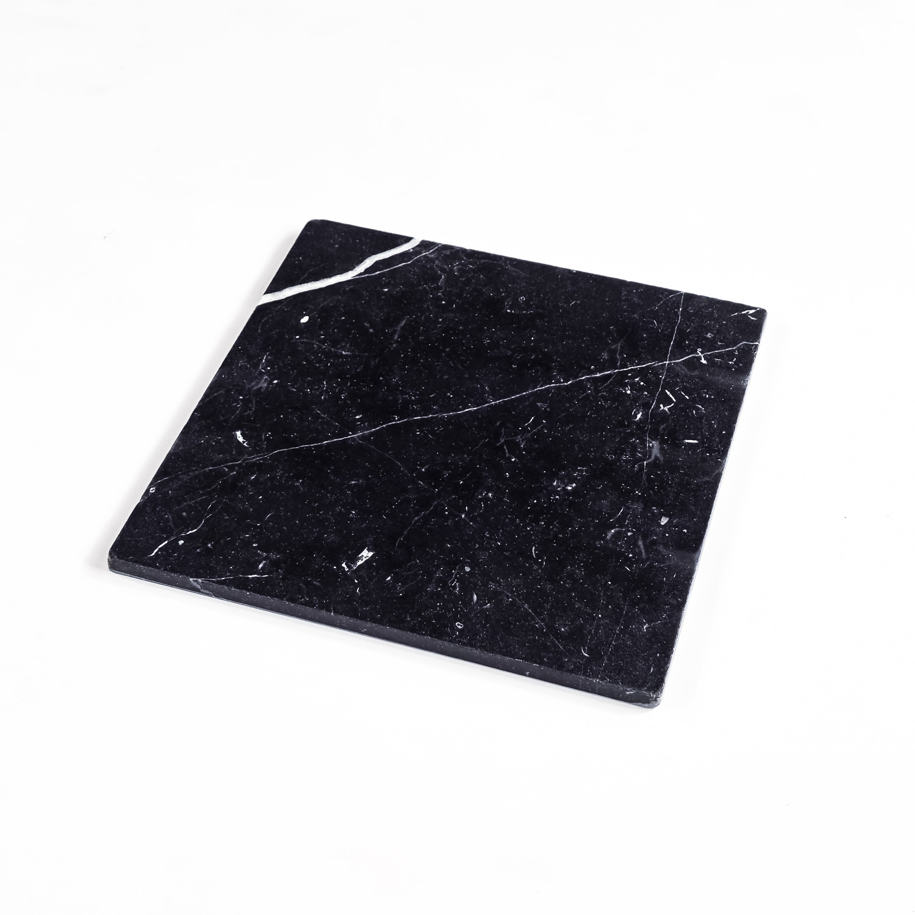 Elon Tile Black Marble Field Tile tile close-up view — available at Surface Group