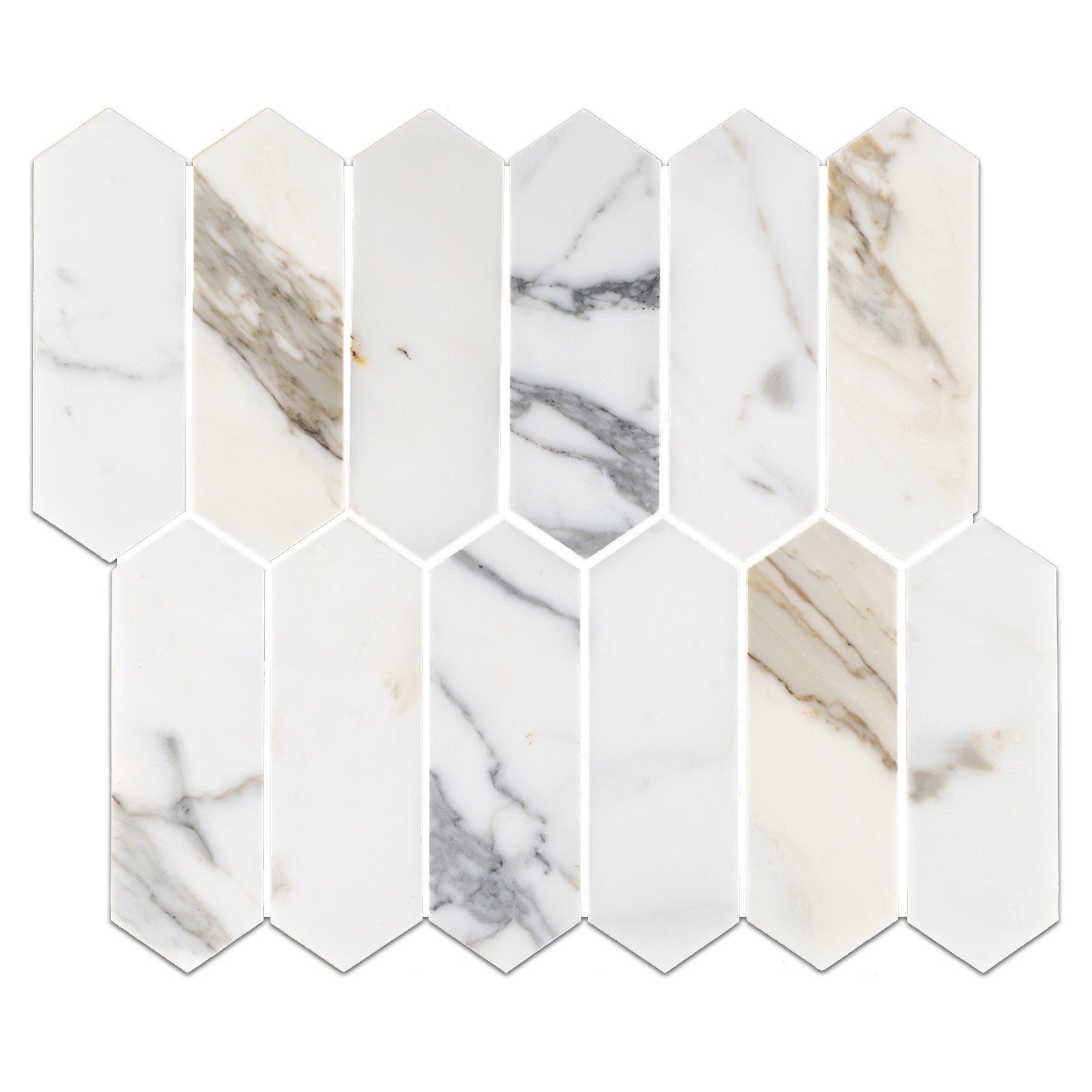 Elon Tile Picket tile pattern swatch — available at Surface Group
