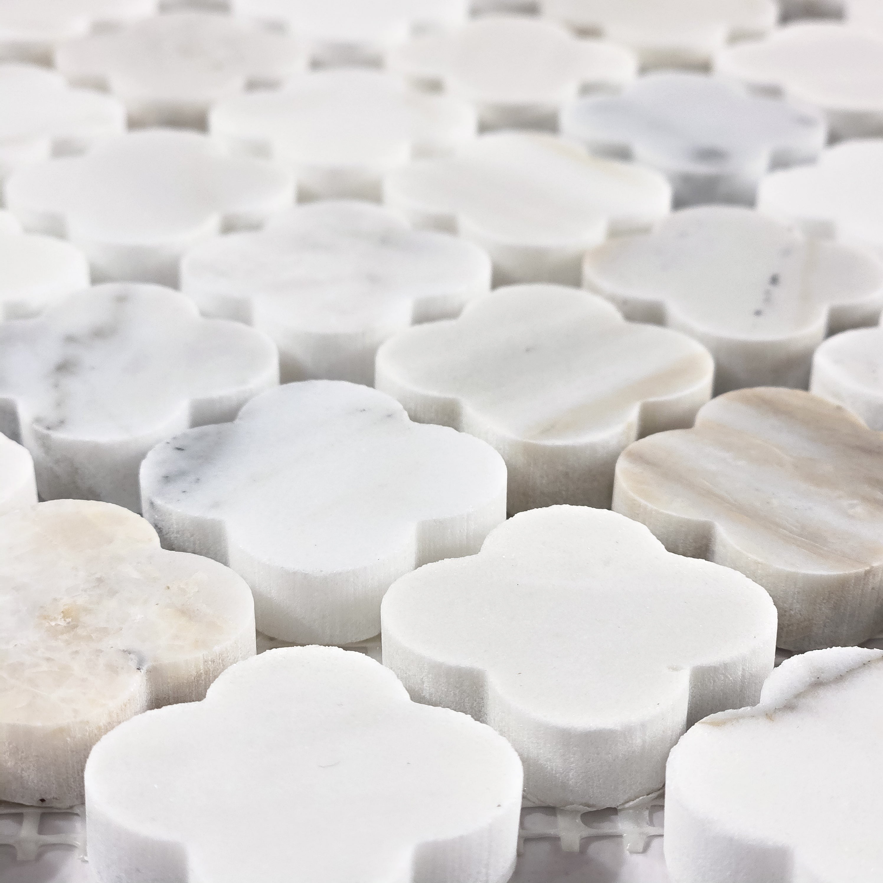 Elon Tile Clover tile arrangement — available at Surface Group