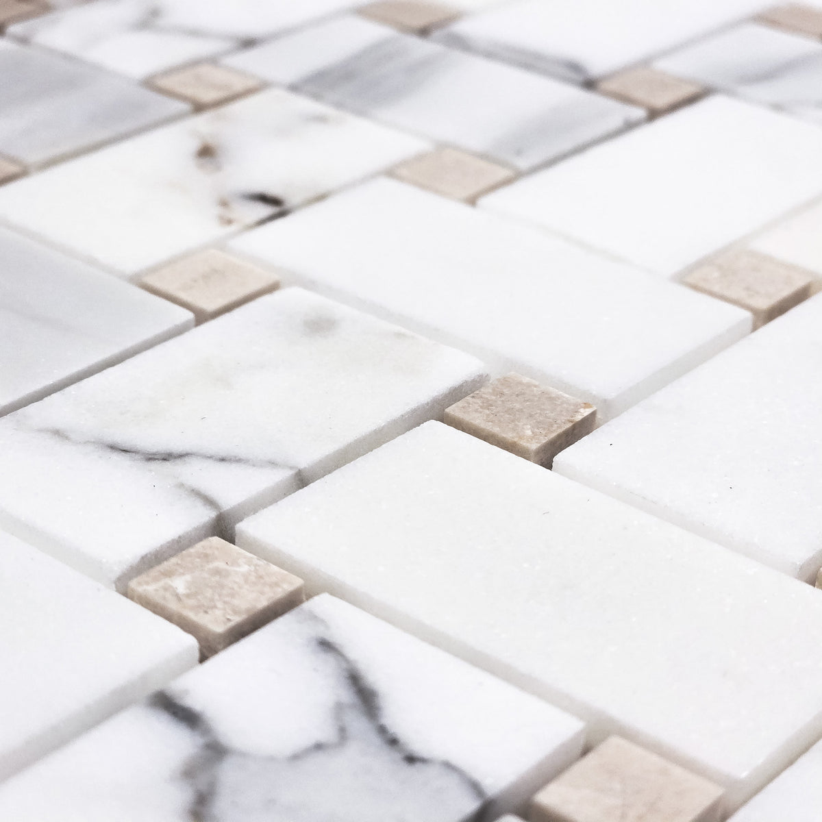 Elon Tile Herringbone tile arrangement — available at Surface Group
