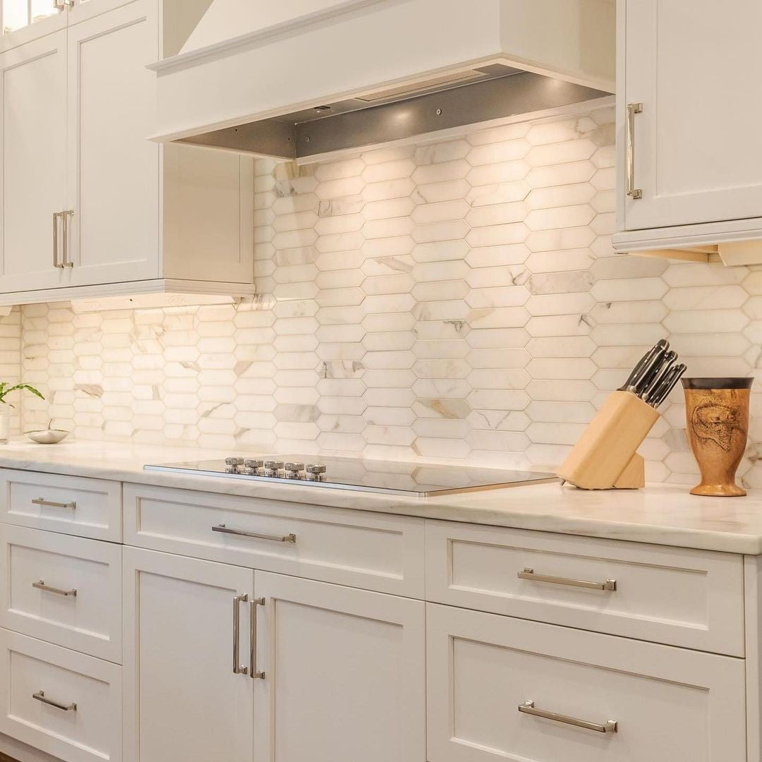 Elon Tile Picket tile in a room setting — available at Surface Group