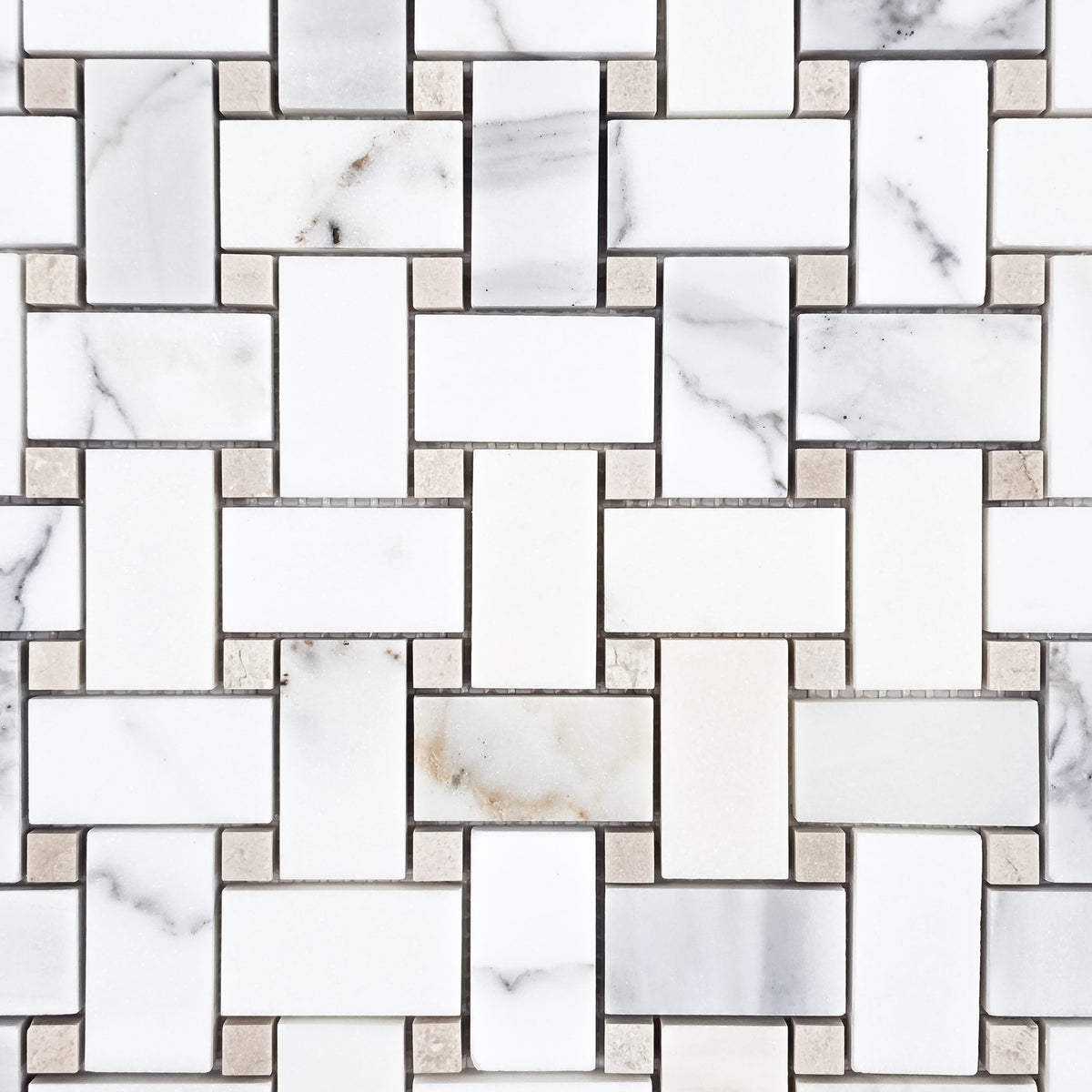 Elon Tile Herringbone tile pattern swatch — available at Surface Group