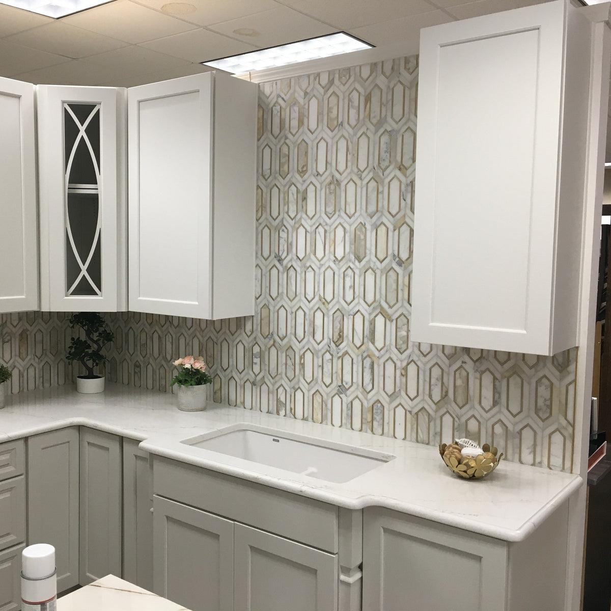 Elon Tile Picket tile in a room setting — available at Surface Group