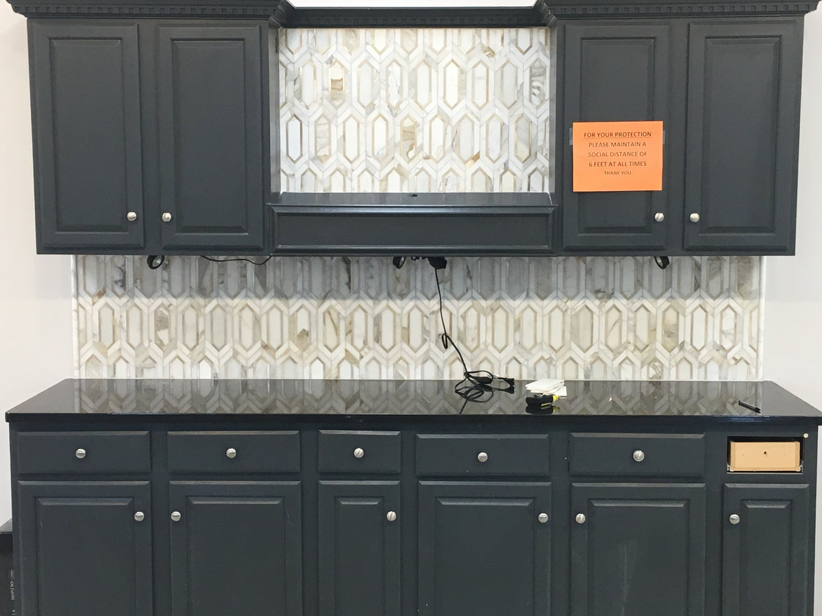 Elon Tile Picket tile in a room setting — available at Surface Group