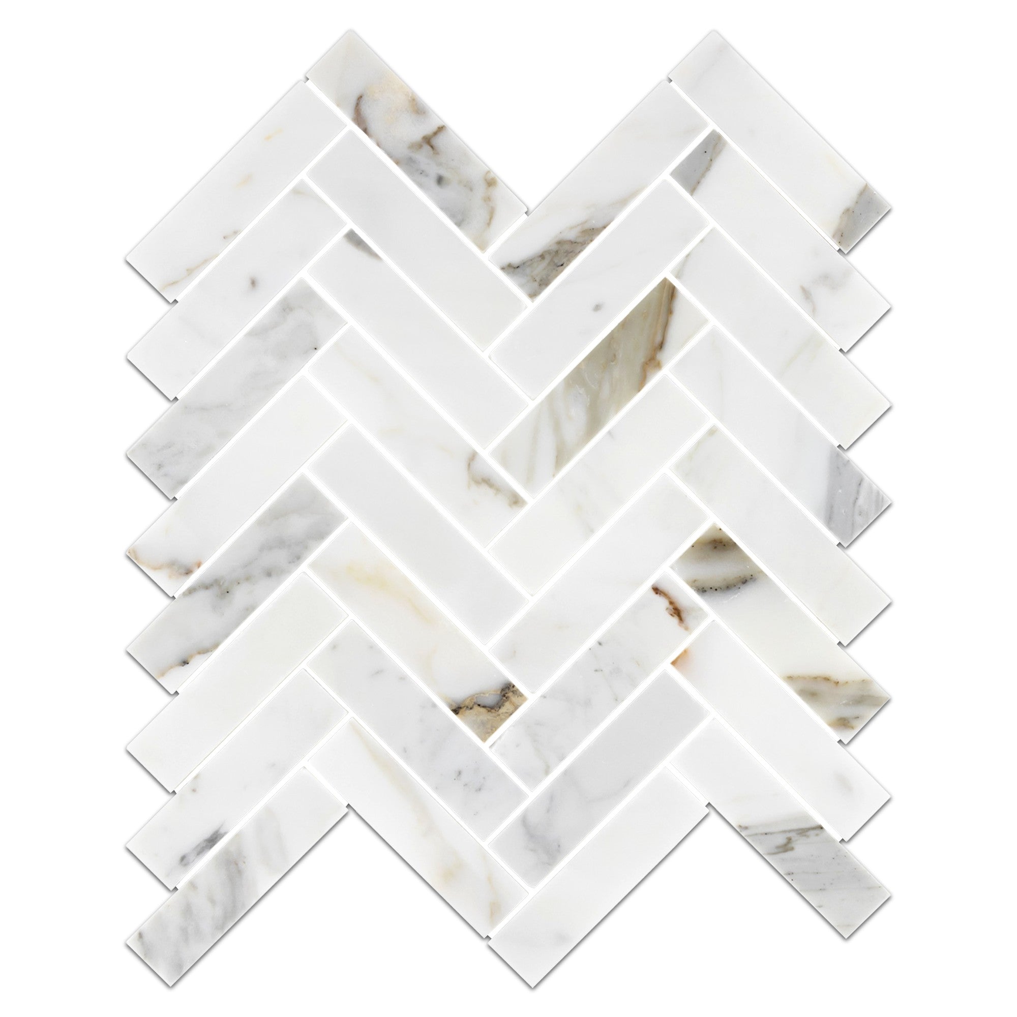 Elon Tile Herringbone tile pattern swatch — available at Surface Group