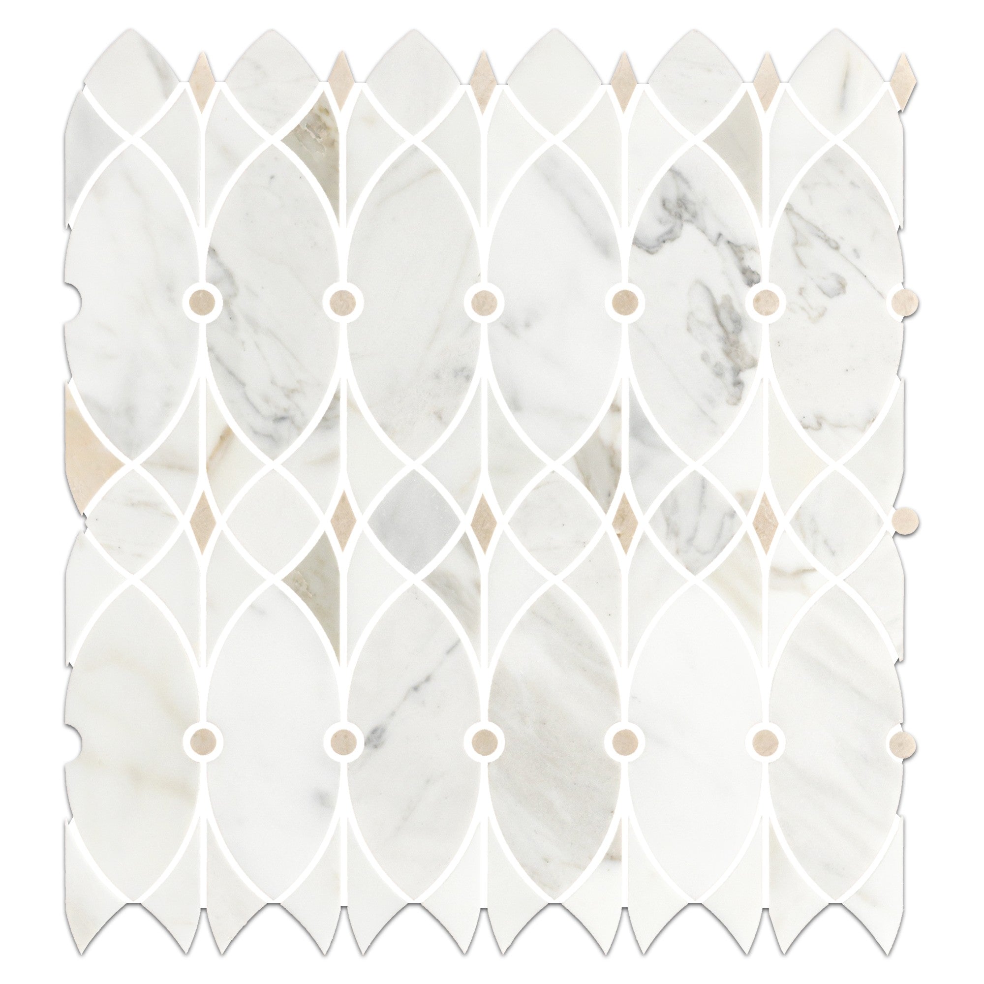 Elon Tile Calacatta Gold Waterjet tile — available at Surface Group