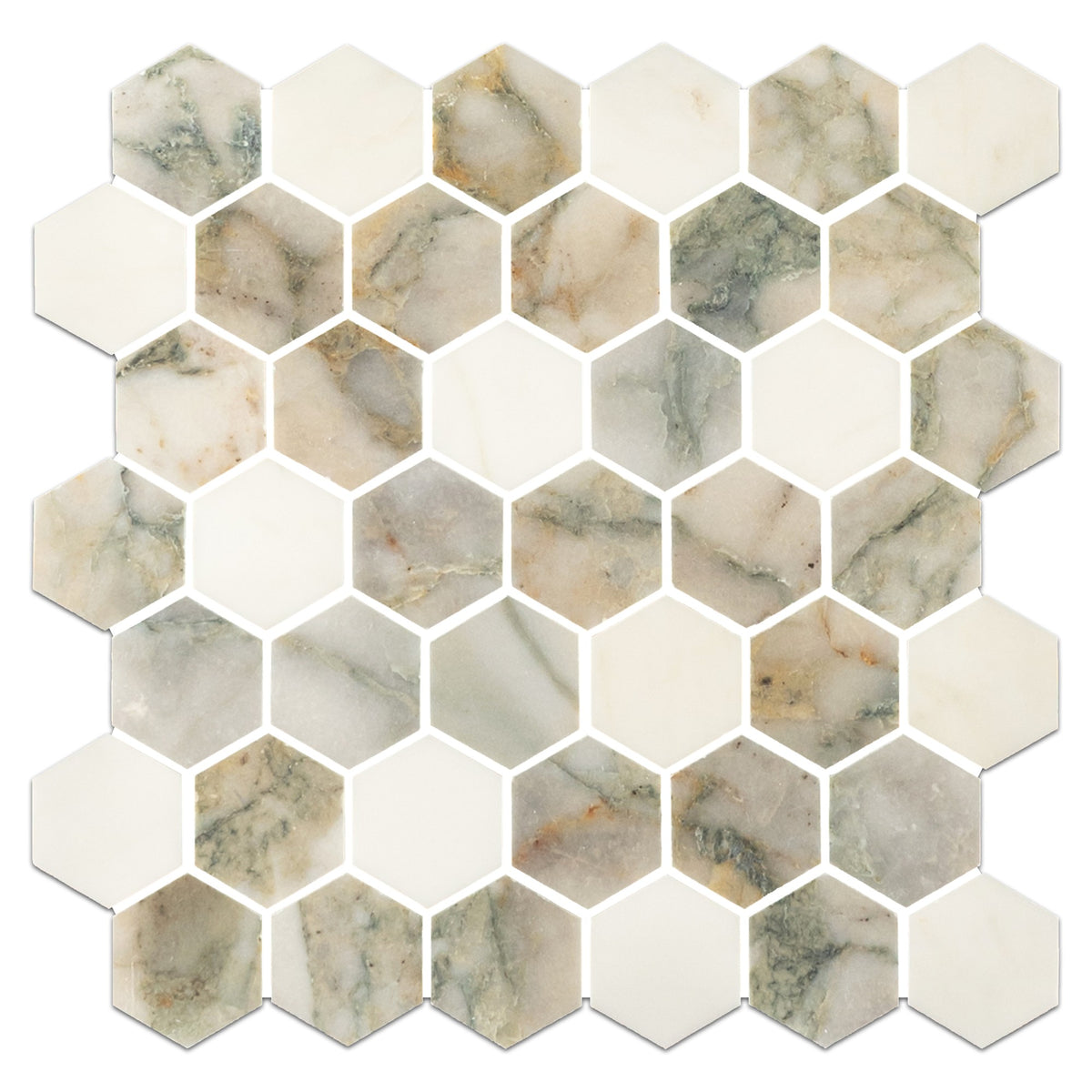 Elon Tile Hexagon tile — available at Surface Group