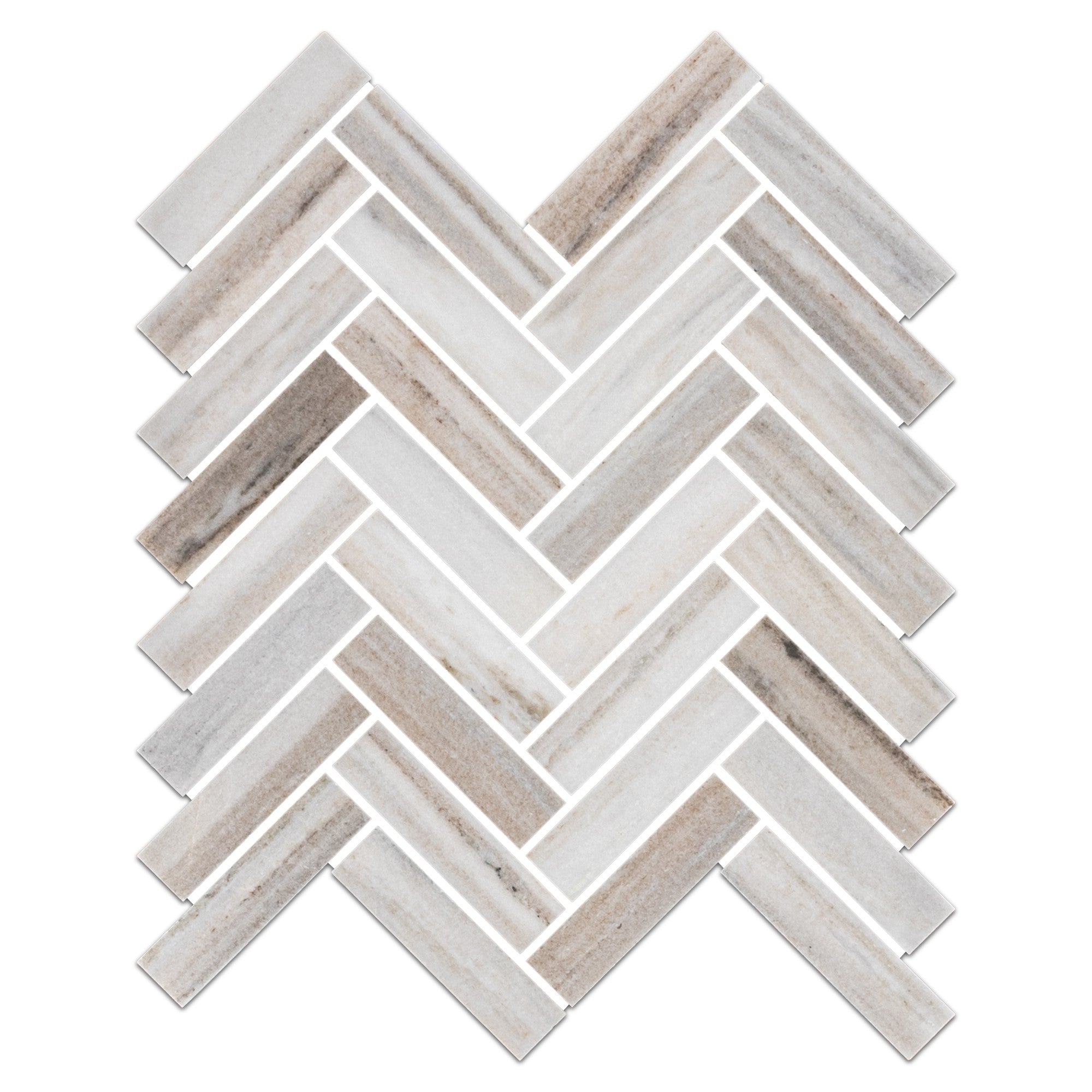 Elon Tile Herringbone tile — available at Surface Group