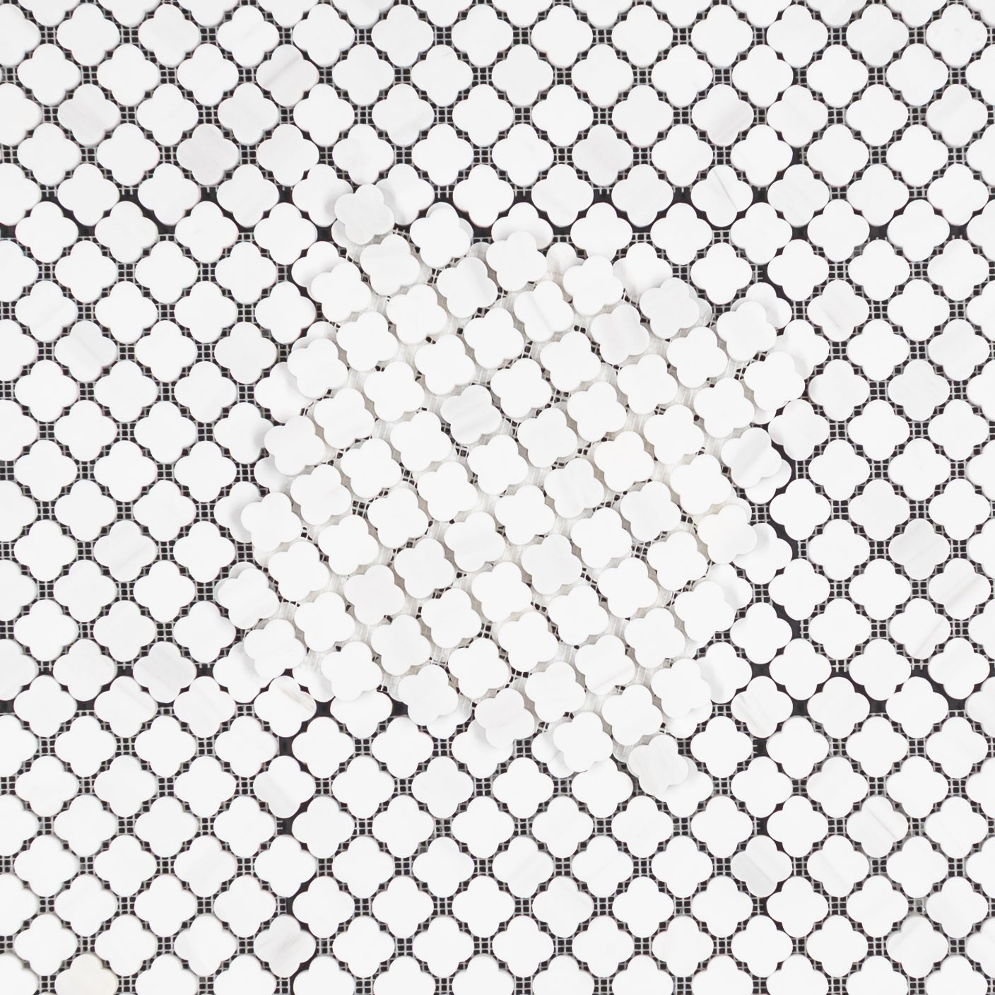 Elon Tile Clover tile pattern swatch — available at Surface Group