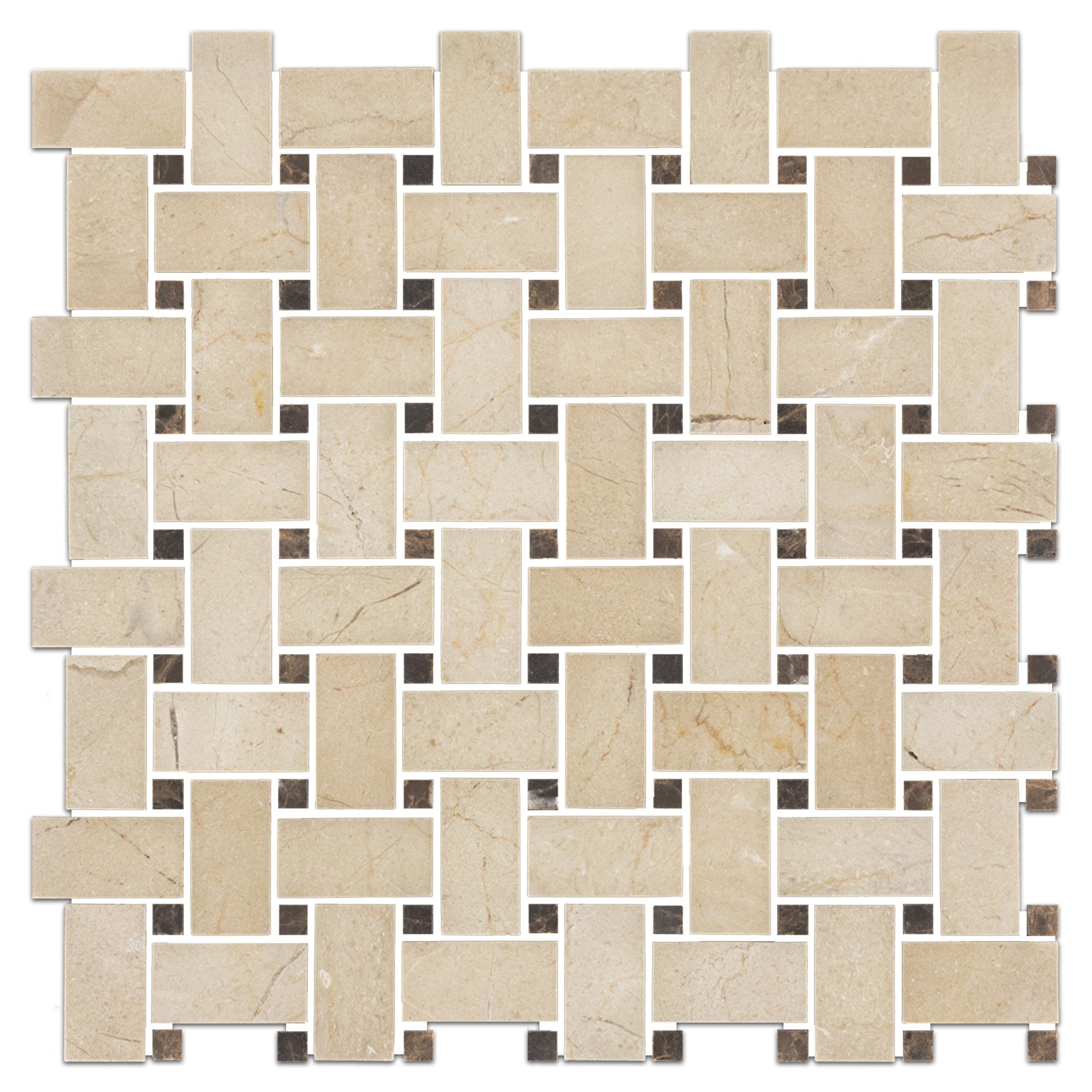 Elon Tile Basketweave tile — available at Surface Group