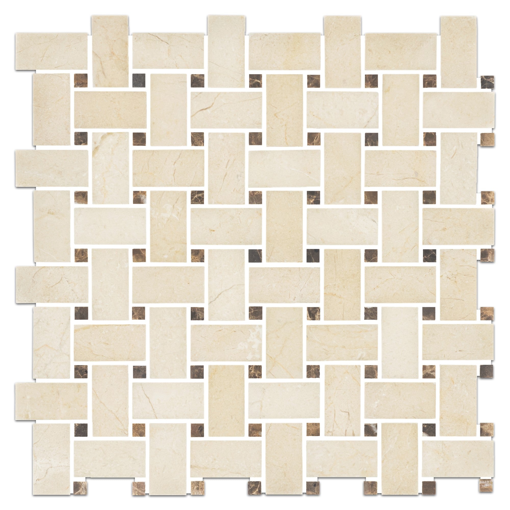 Elon Tile Basketweave tile — available at Surface Group