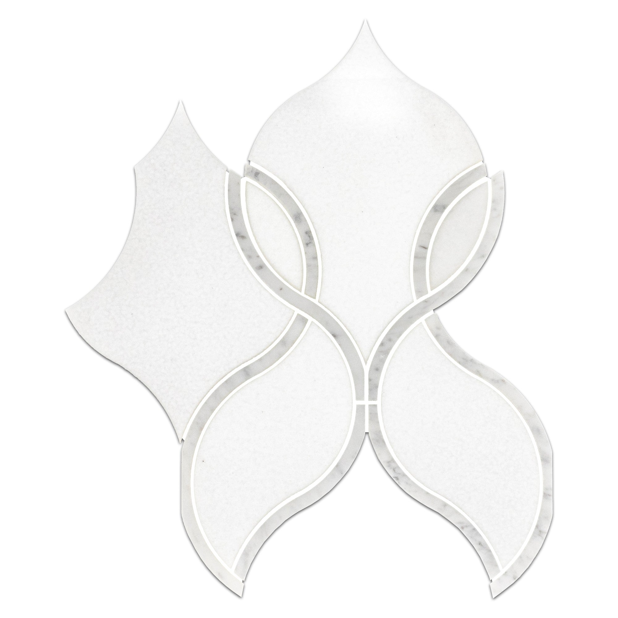 Elon Tile Crystal White tile — available at Surface Group