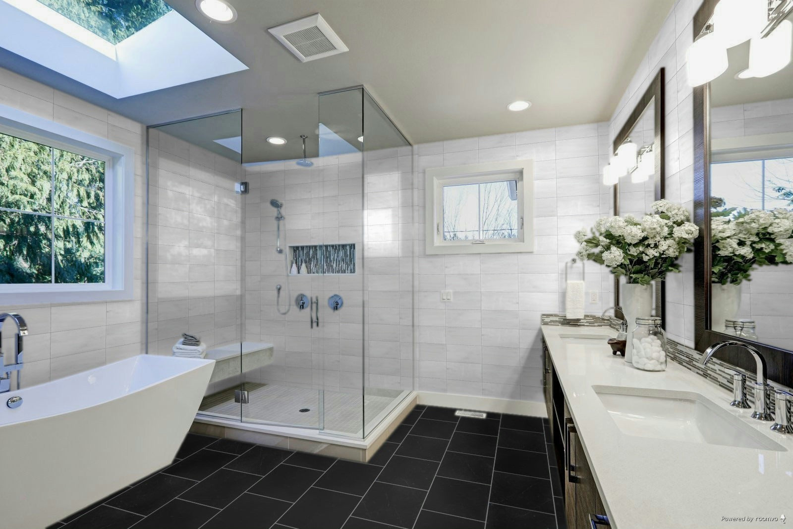 Elon Tile Dolomite Field Tile tile in a room setting — available at Surface Group
