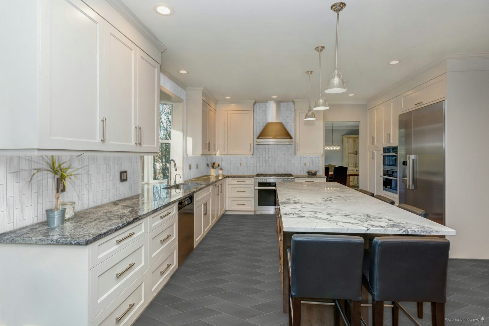 Elon Tile Dolomite Field Tile tile in a room setting — available at Surface Group