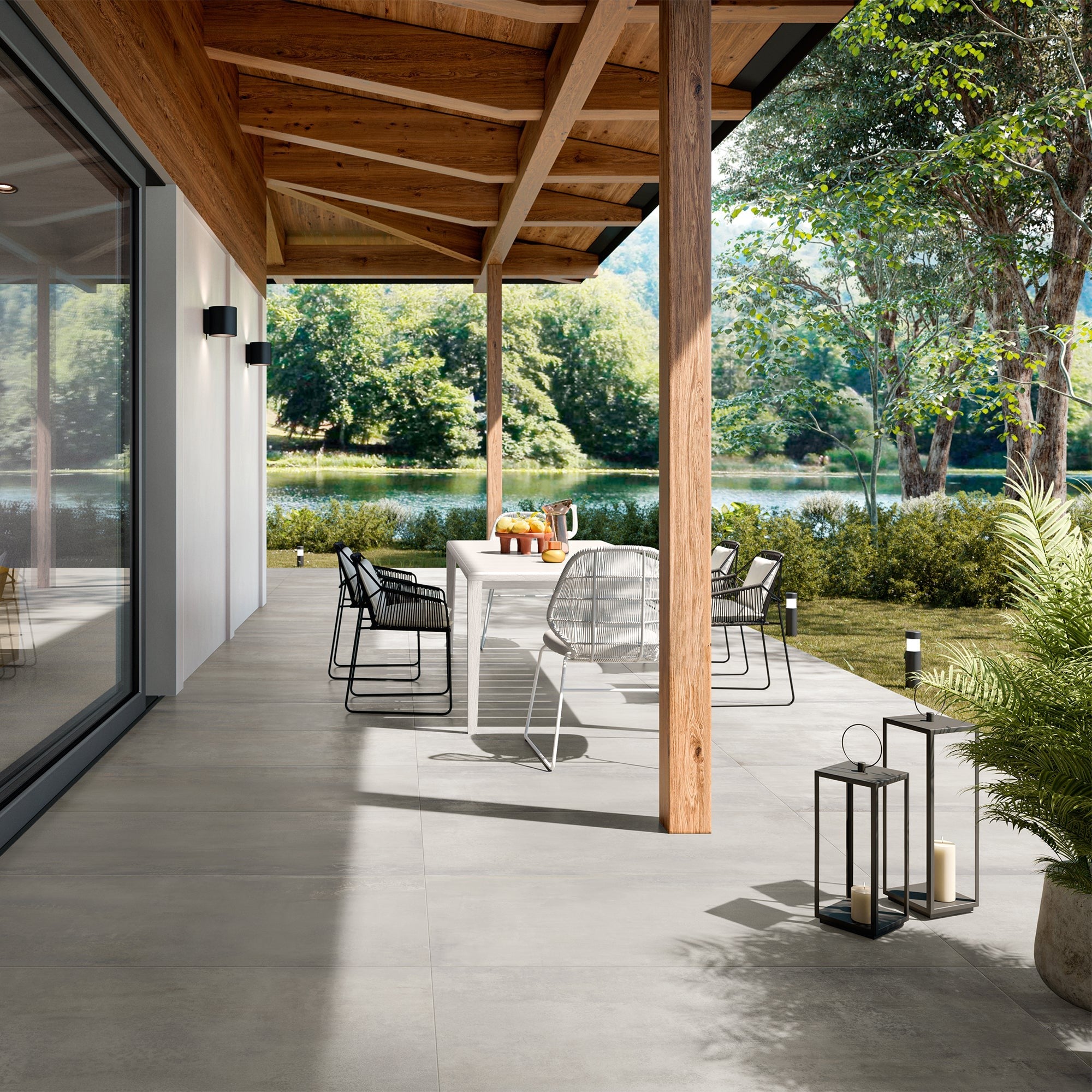 Elon Tile Element tile in a room setting — available at Surface Group