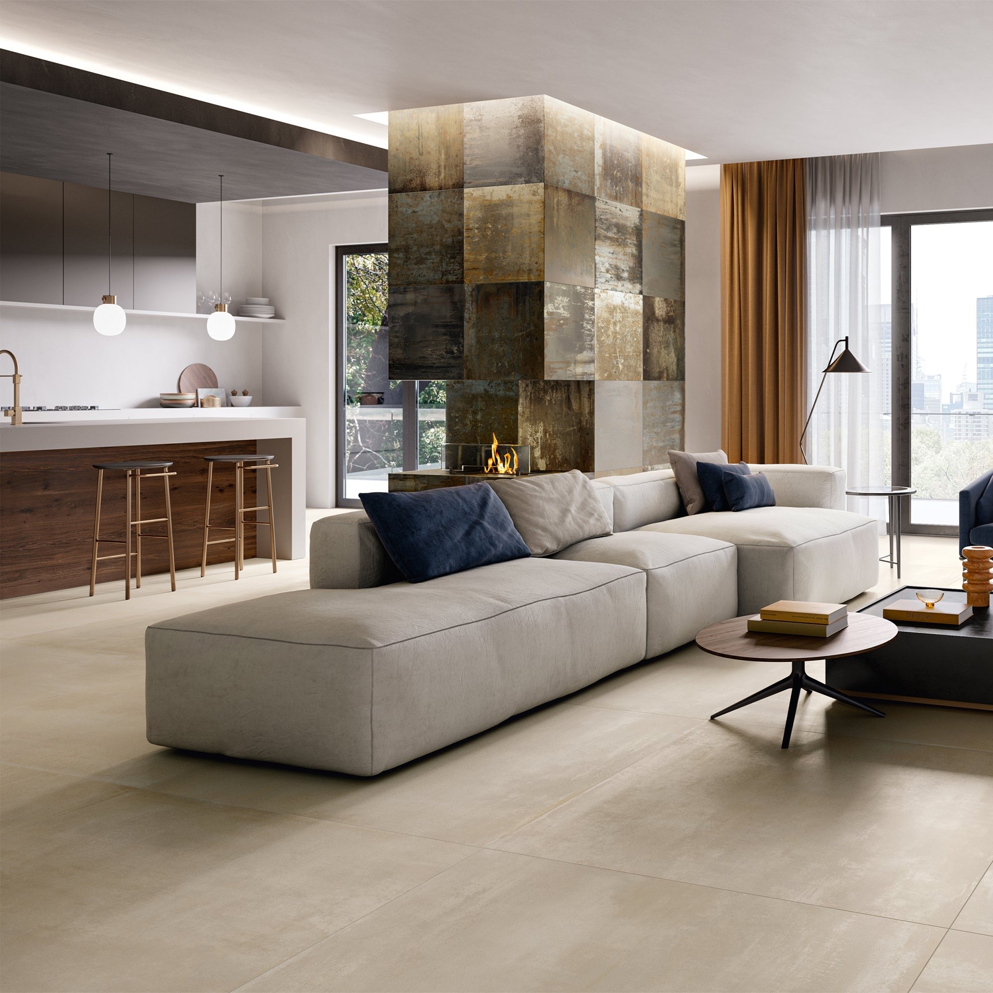 Elon Tile Element tile in a room setting — available at Surface Group