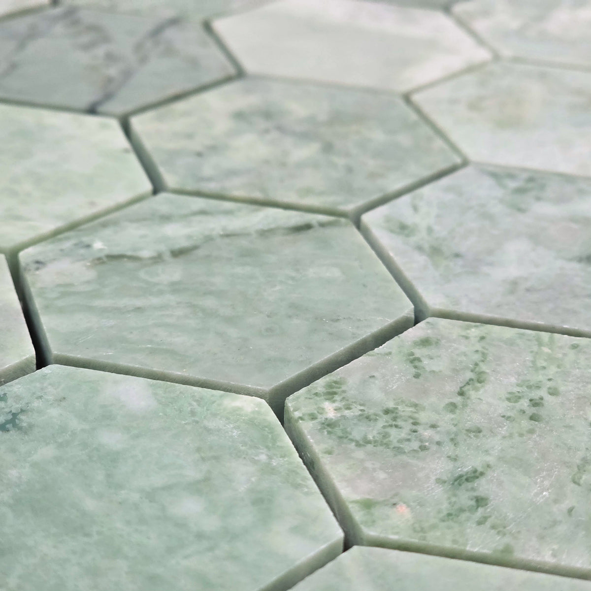 Elon Tile Hexagon tile arrangement — available at Surface Group