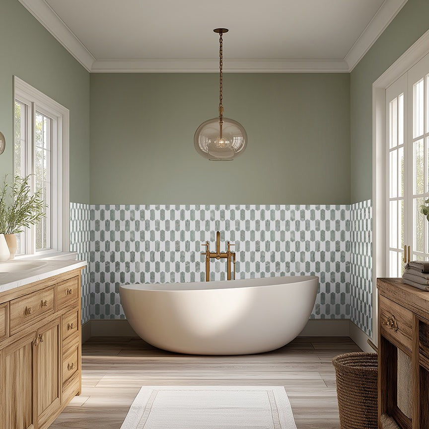 Elon Tile Regalia tile in a room setting — available at Surface Group