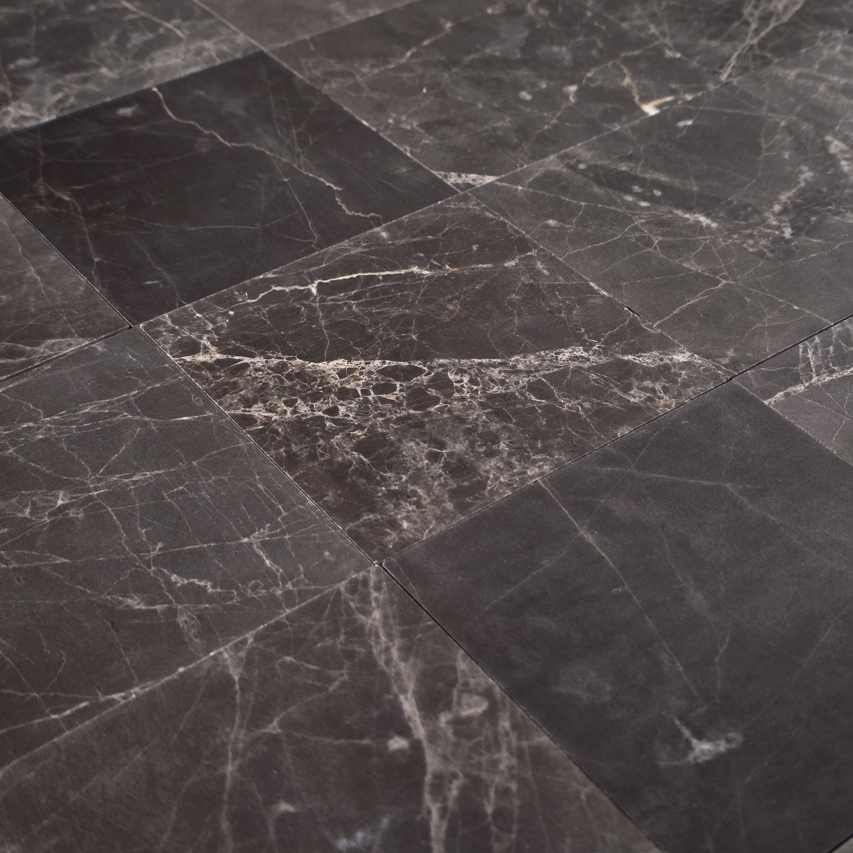 Elon Tile Espresso Field Tile tile arrangement — available at Surface Group