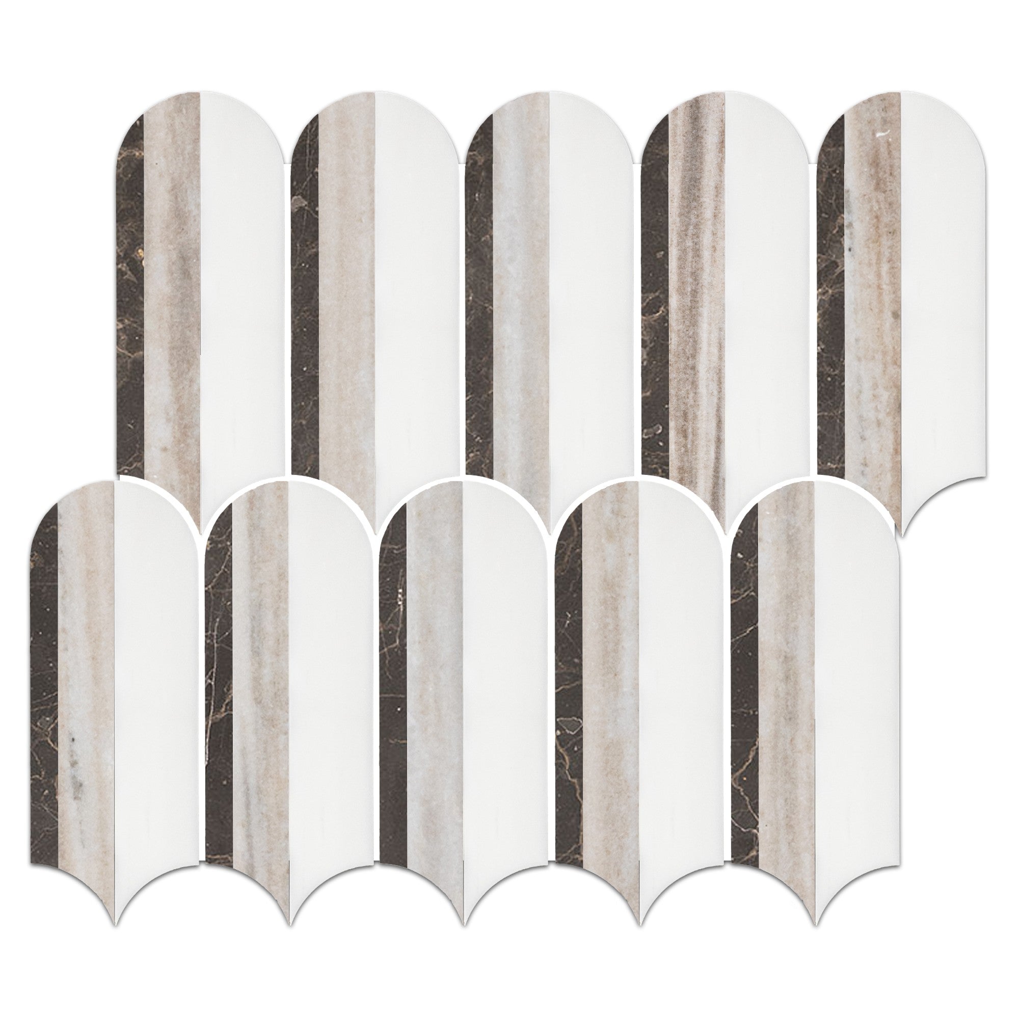 Elon Tile Espresso Mosaic tile — available at Surface Group