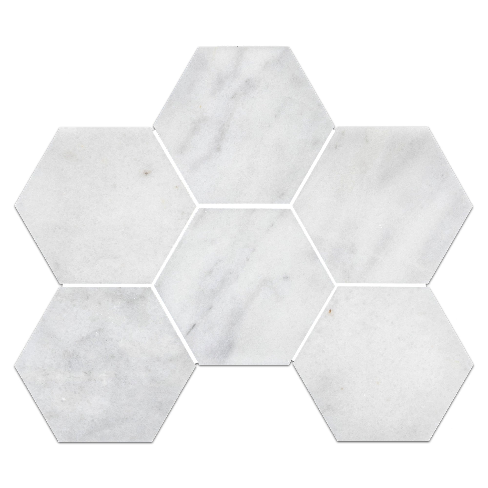 Elon Tile Hexagon tile pattern swatch — available at Surface Group